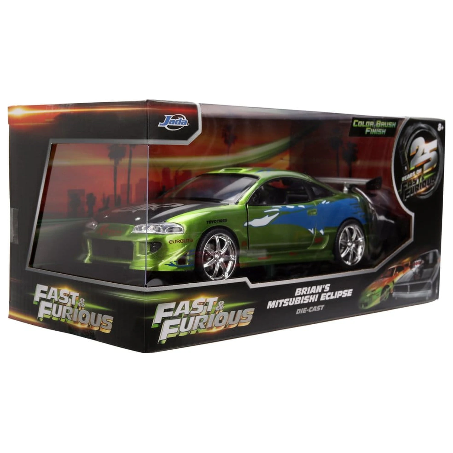 Fast & Furious Diecast Vozilo 1:24 Obletnica Mitsubishi 19 cm fotografija izdelka