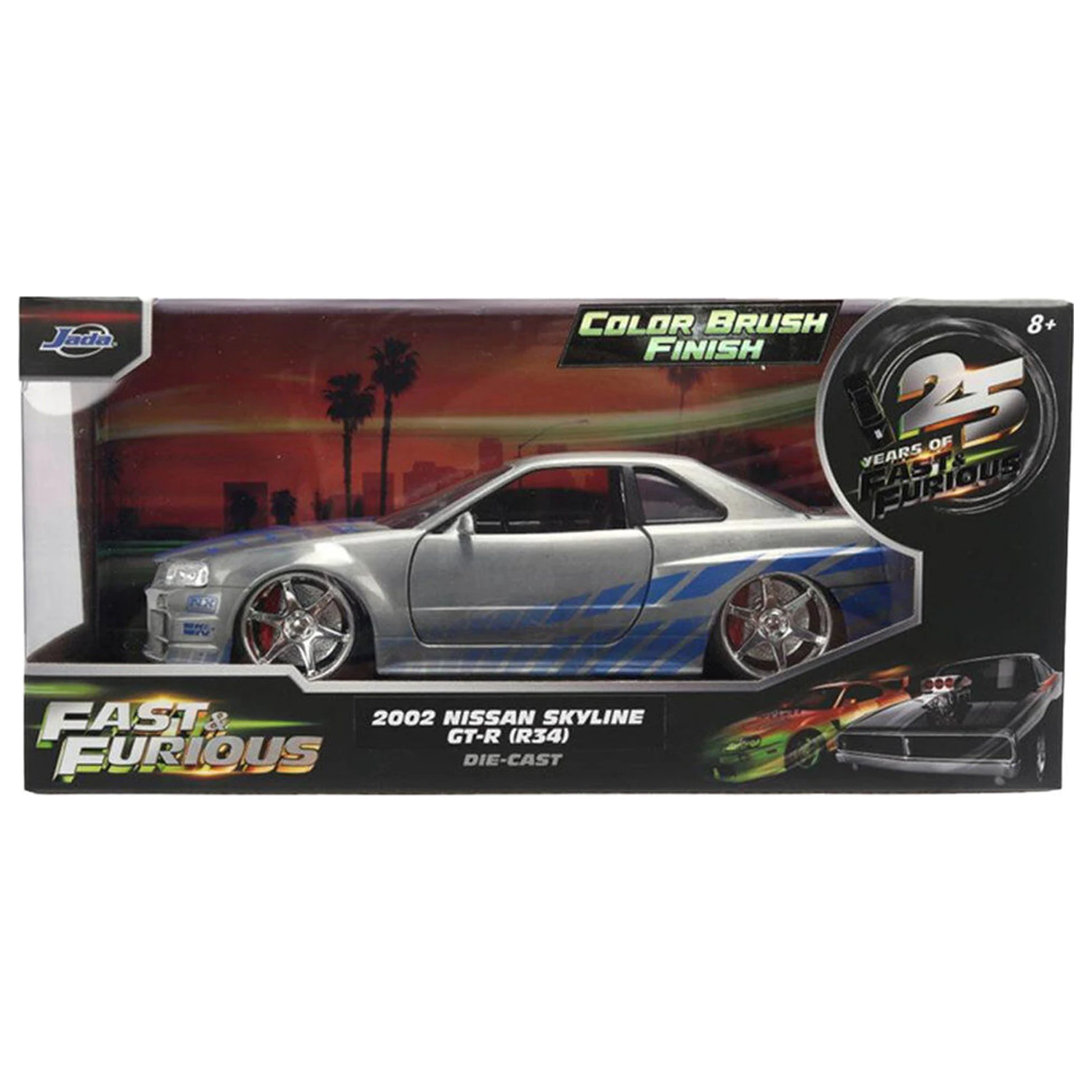 Fast & Furious Diecast Vozilo 1:24 Anniversary Nissan Skyline 19 cm fotografija izdelka