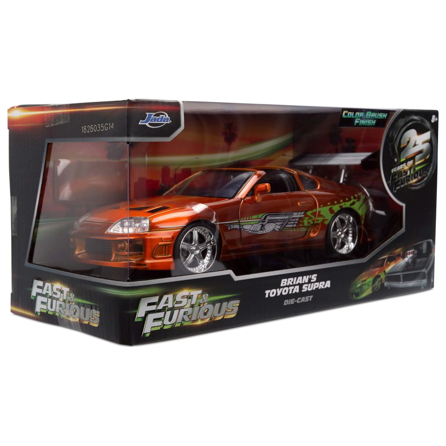 Fast & Furious Diecast Model 1/24 Anniversary Toyota Supra  fotografija izdelka