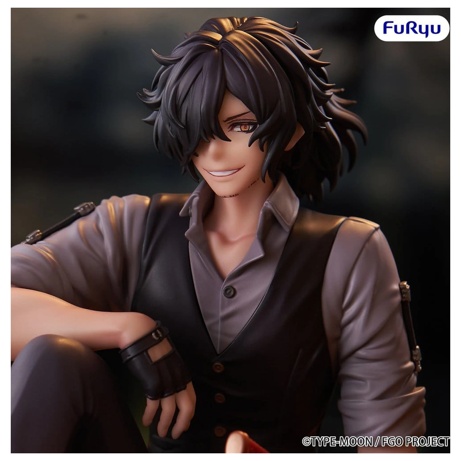 Fate/Grand Order zamašek za rezance PVC figura Assassin Izou Okada Awesome Dapper Suit 9 cm fotografija izdelka