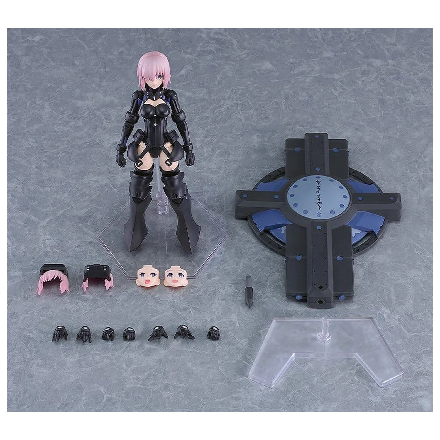 Fate/Grand Order Plamatea Plastic Model komplet Shielder/Mash Kyrielight (Ortinax) 17 cm fotografija izdelka