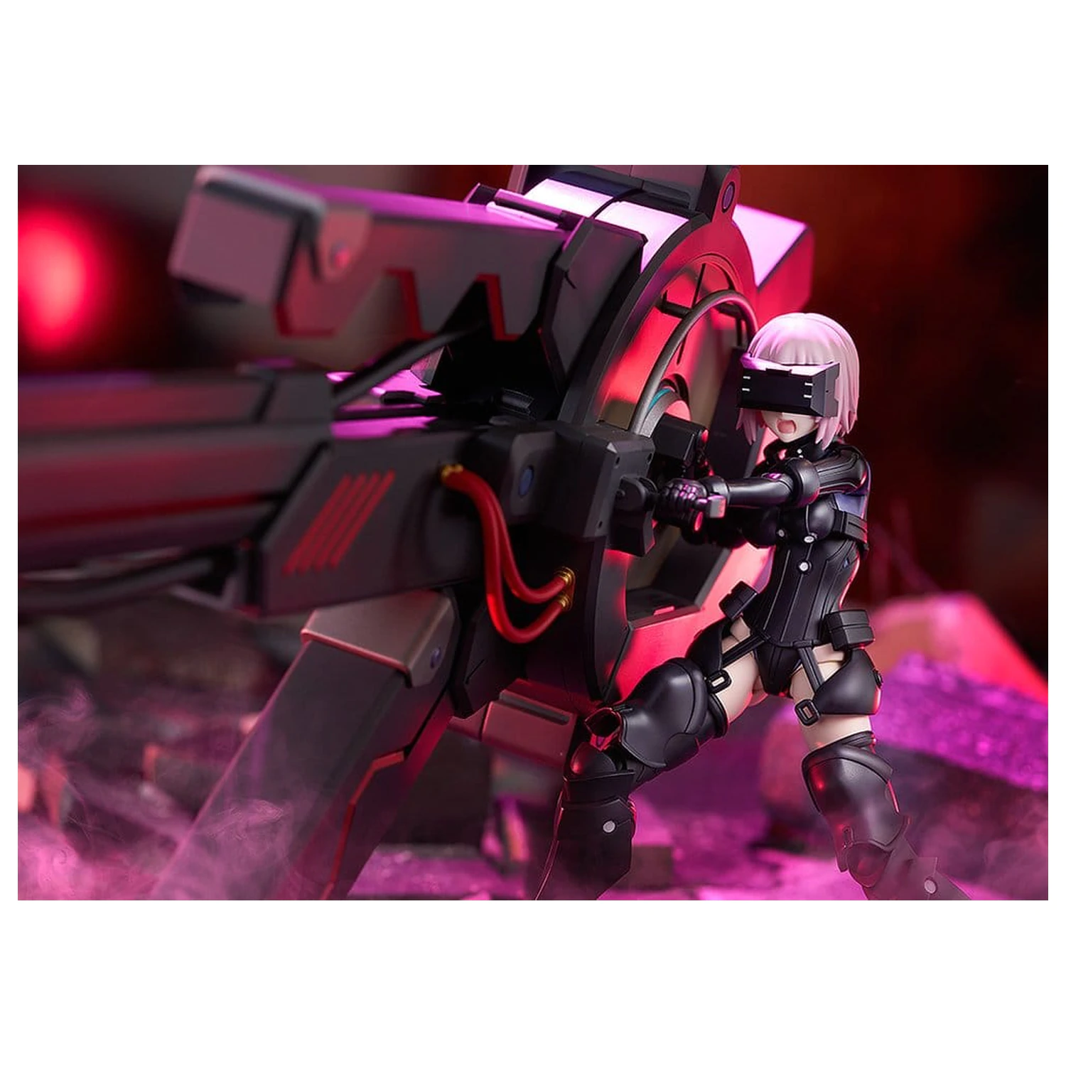 Fate/Grand Order Plamatea Plastic Model Kit Shielder/Mash Kyrielight (Ortinax) Black Barrel Edition 17 cm fotografija izdelka