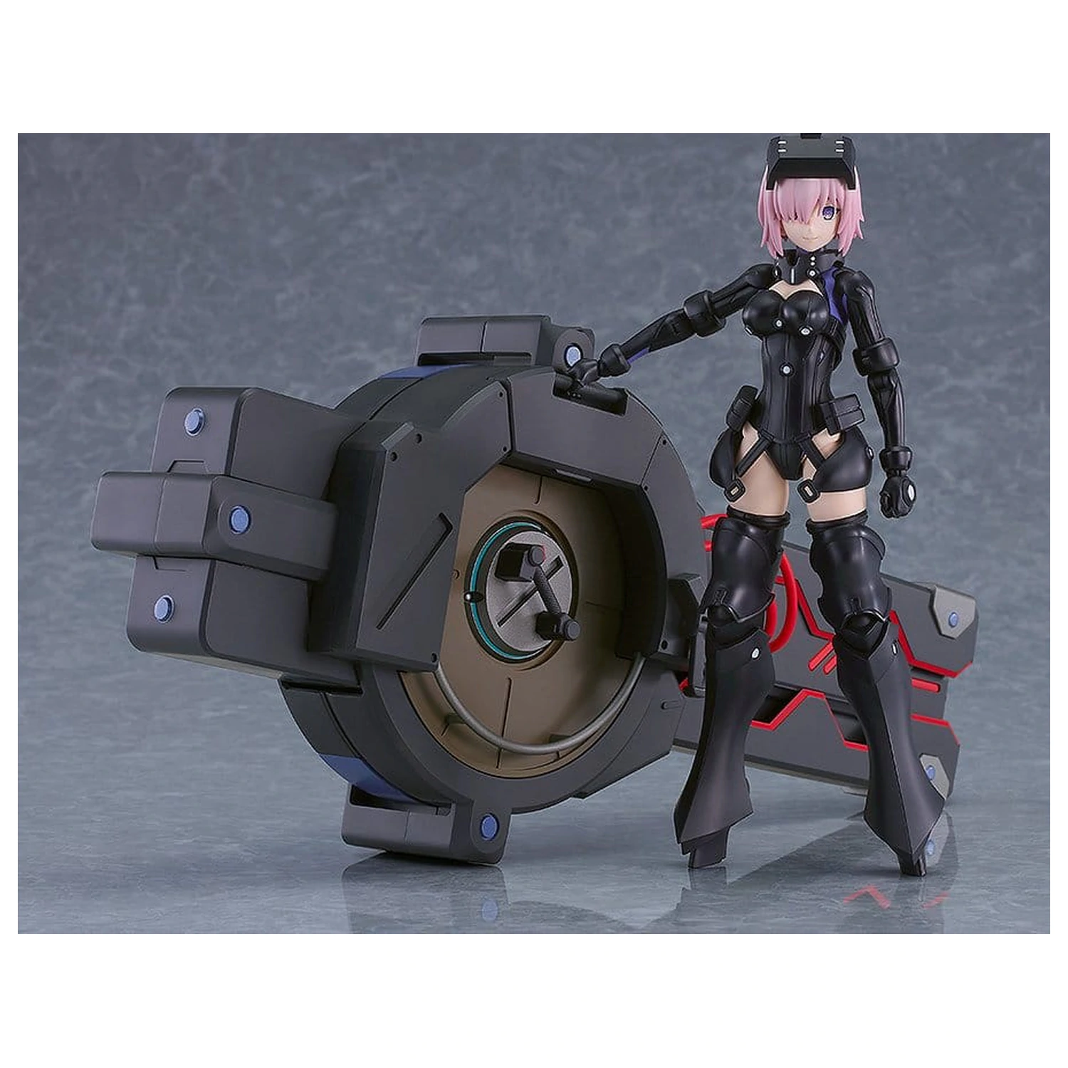 Fate/Grand Order Plamatea Plastic Model Kit Shielder/Mash Kyrielight (Ortinax) Black Barrel Edition 17 cm fotografija izdelka