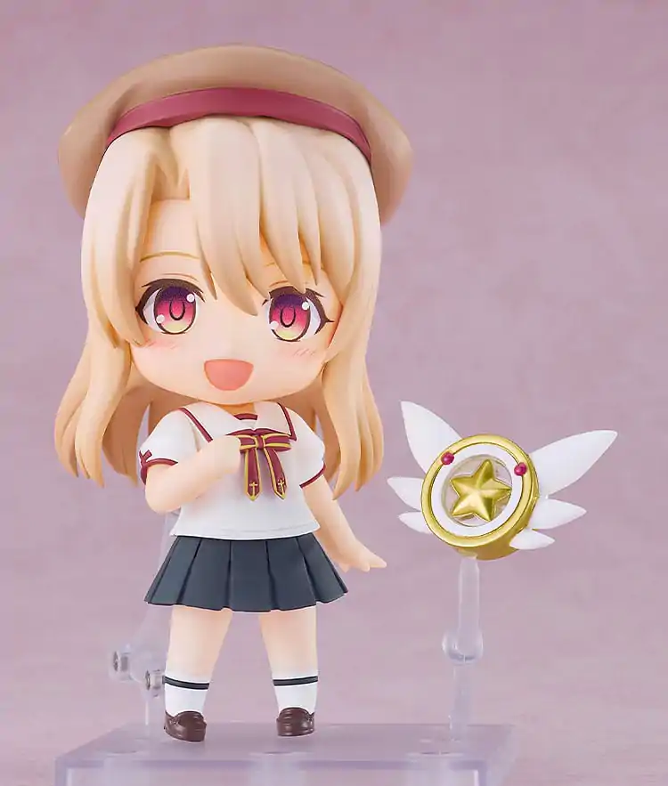 Fate/kaleid liner Prisma Illya Licht Nameless Girl Nendoroid akcijska figura Illyasviel von Einzbern: Šolska uniforma Ver. 10 cm fotografija izdelka