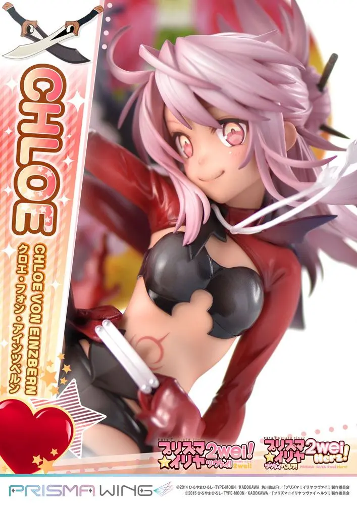 Fate/kaleid liner Prisma Illya Prisma Wing PVC Kip 1/7 Chloe von Einzbern 20 cm fotografija izdelka