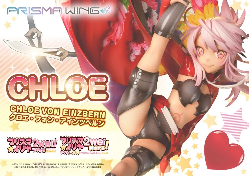 Fate/kaleid liner Prisma Illya Prisma Wing PVC Kip 1/7 Chloe von Einzbern 20 cm fotografija izdelka