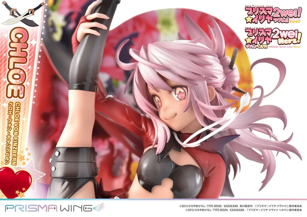 Fate/kaleid liner Prisma Illya Prisma Wing PVC Kip 1/7 Chloe von Einzbern 20 cm fotografija izdelka