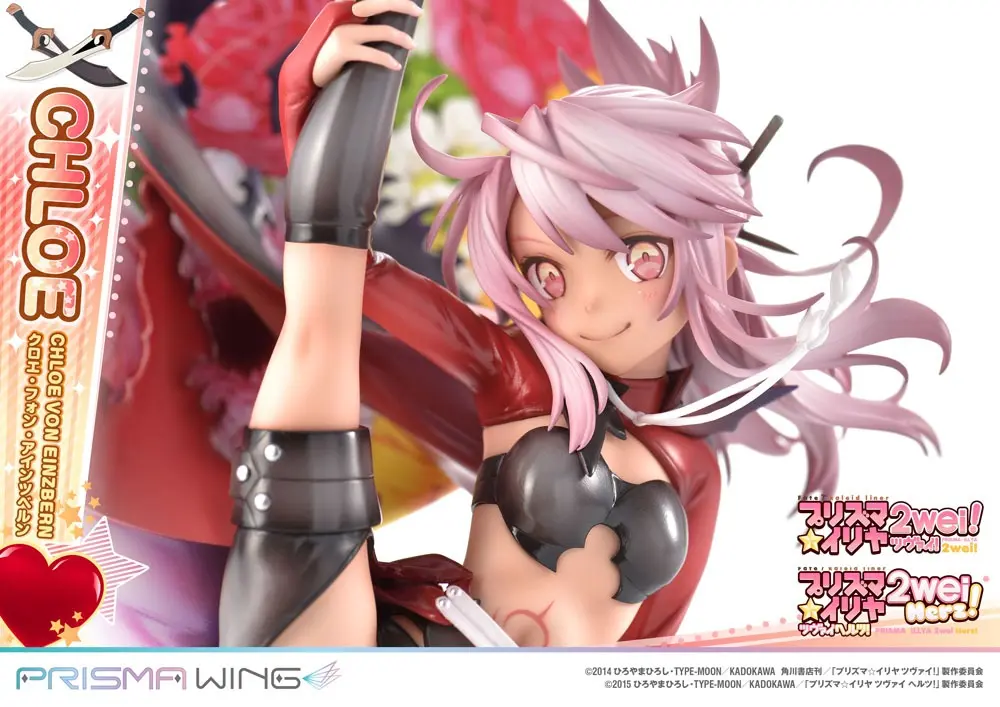 Fate/kaleid liner Prisma Illya Prisma Wing PVC Kip 1/7 Chloe von Einzbern 20 cm fotografija izdelka