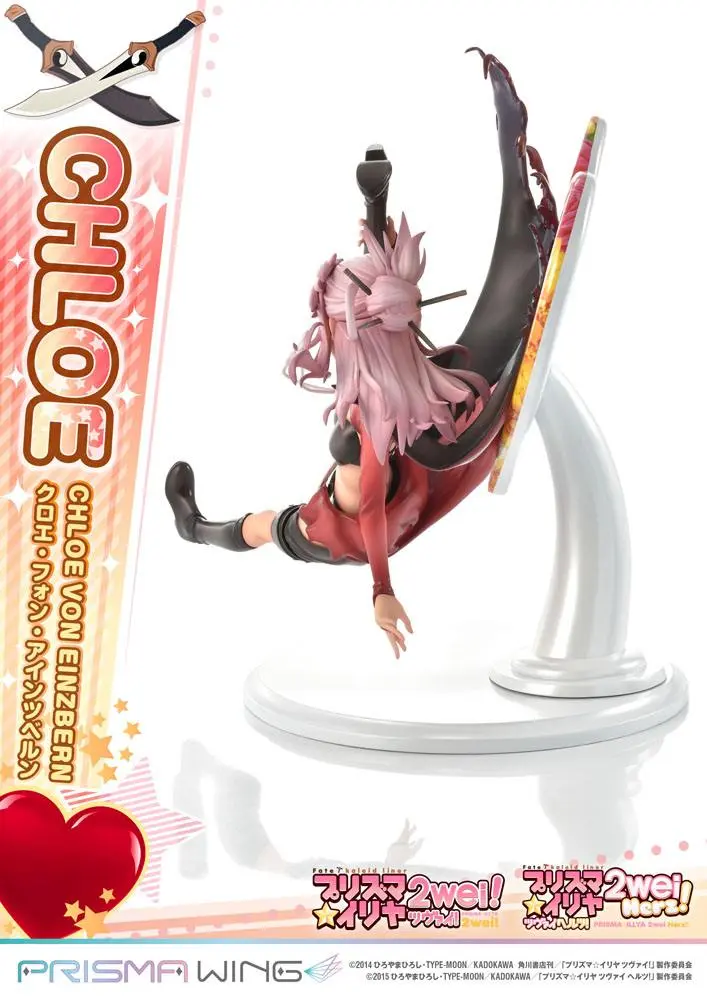 Fate/kaleid liner Prisma Illya Prisma Wing PVC Kip 1/7 Chloe von Einzbern 20 cm fotografija izdelka