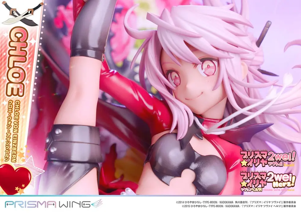 Fate/kaleid liner Prisma Illya Prisma Wing PVC Kip 1/7 Chloe von Einzbern 20 cm fotografija izdelka