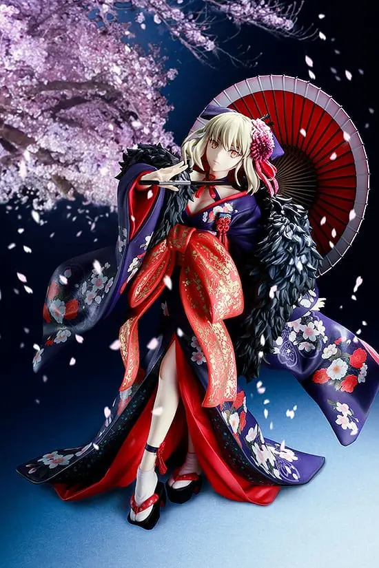 Fate/stay night: Heaven's Feel PVC Kip 1/7 Saber Alter: Kimono Ver. (ponovitev) 28 cm fotografija izdelka