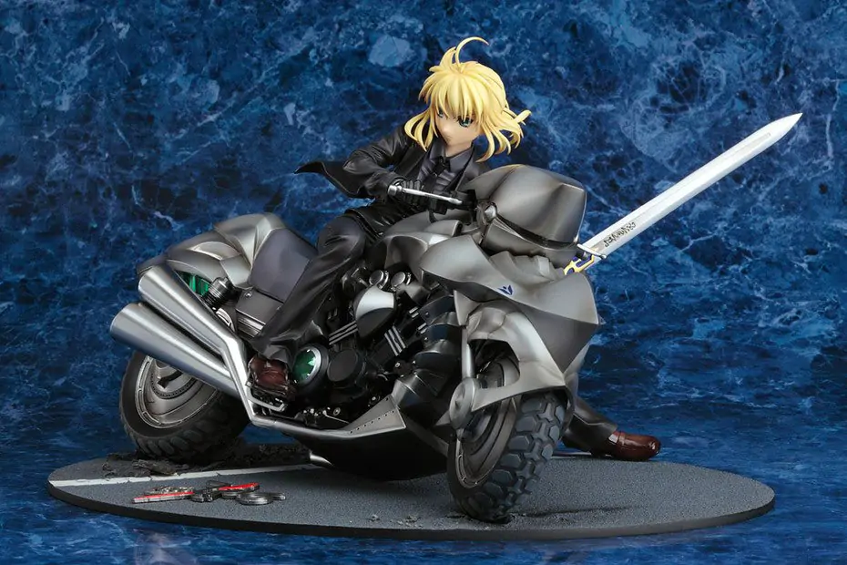 Fate/Zero Kip 1/8 Saber & Saber Motored Cuirassier (ponovitev) 16 cm fotografija izdelka