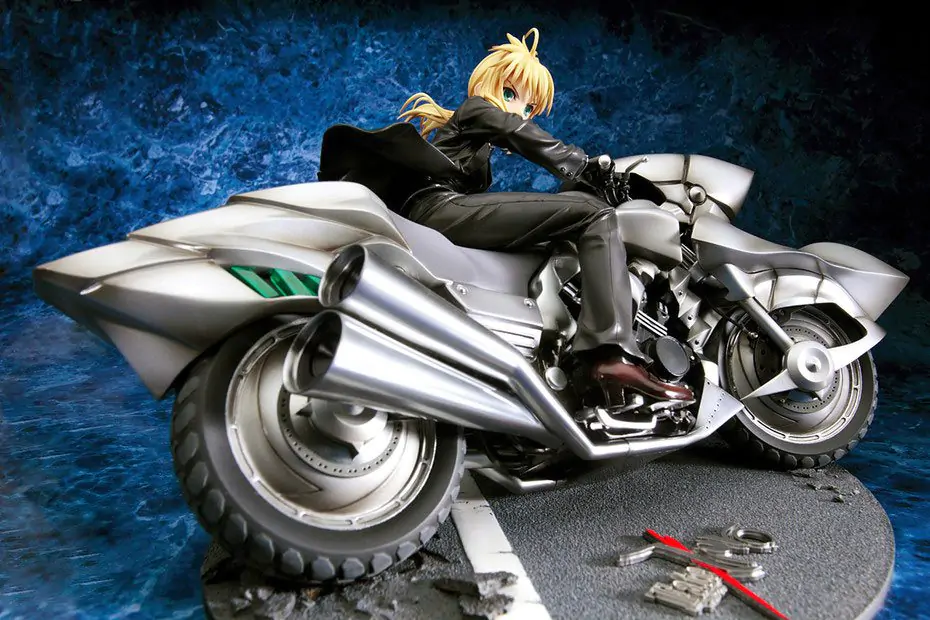 Fate/Zero Kip 1/8 Saber & Saber Motored Cuirassier (ponovitev) 16 cm fotografija izdelka