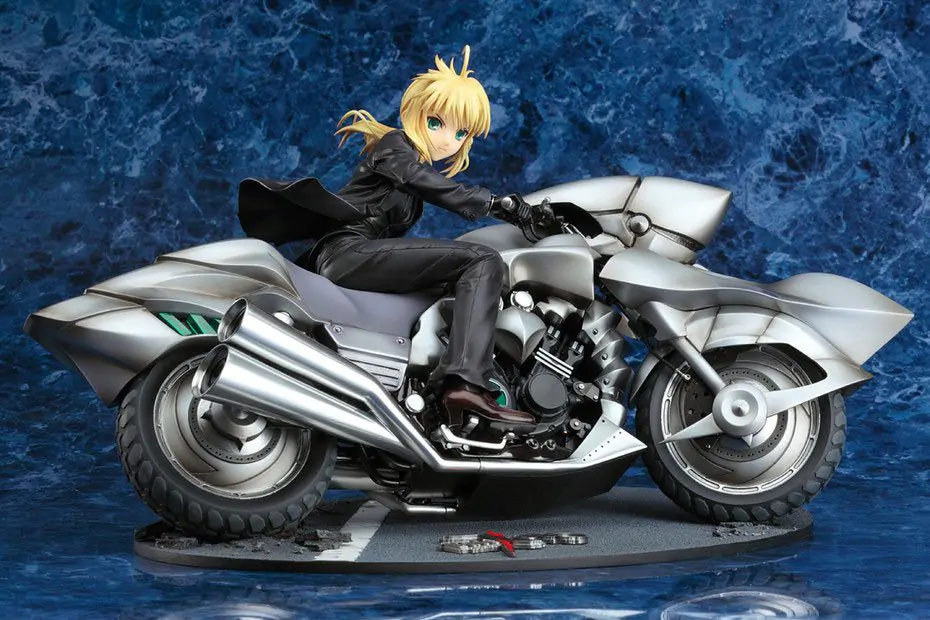 Fate/Zero Kip 1/8 Saber & Saber Motored Cuirassier (ponovitev) 16 cm fotografija izdelka