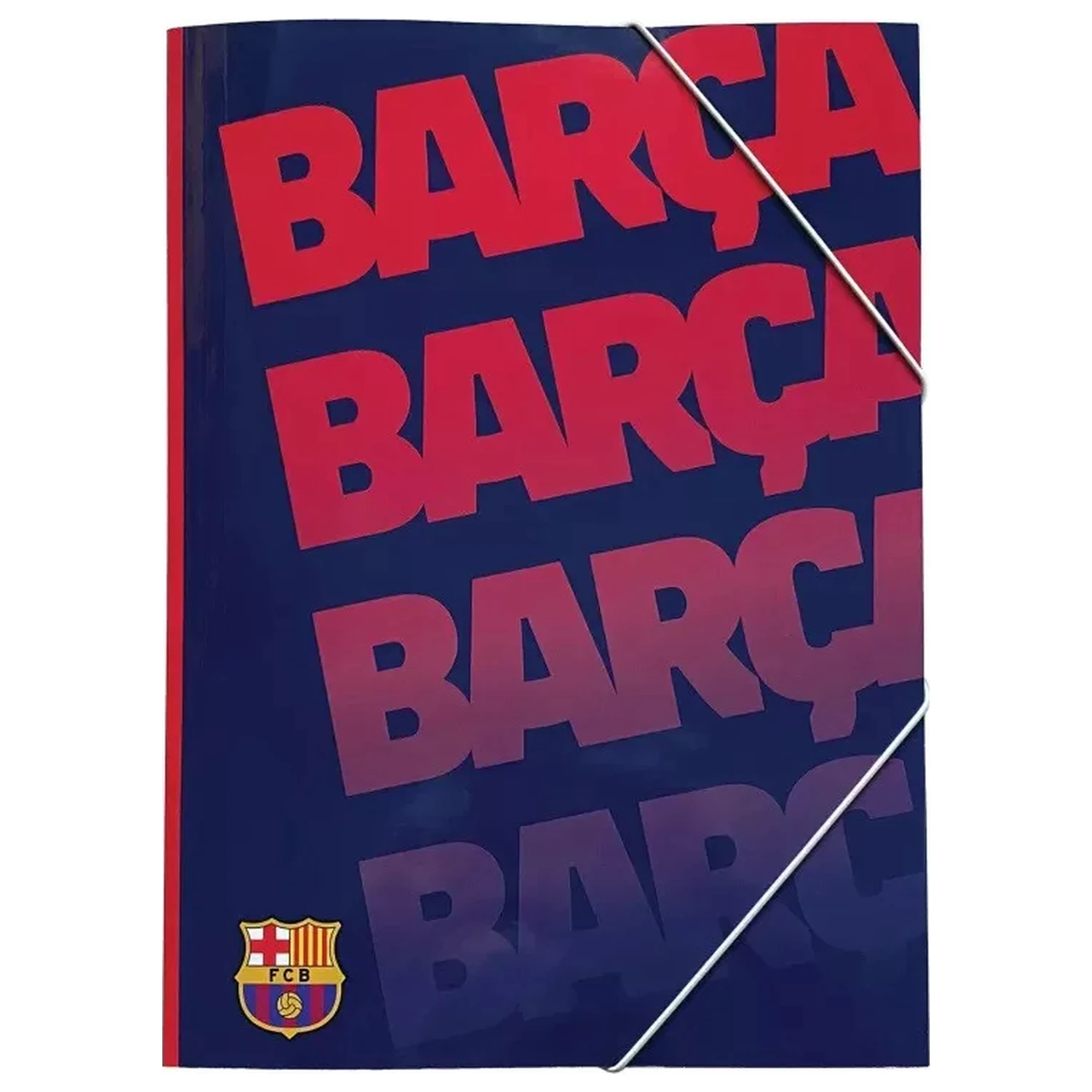FC Barcelona Barca A/4 gumijasta mapa fotografija izdelka