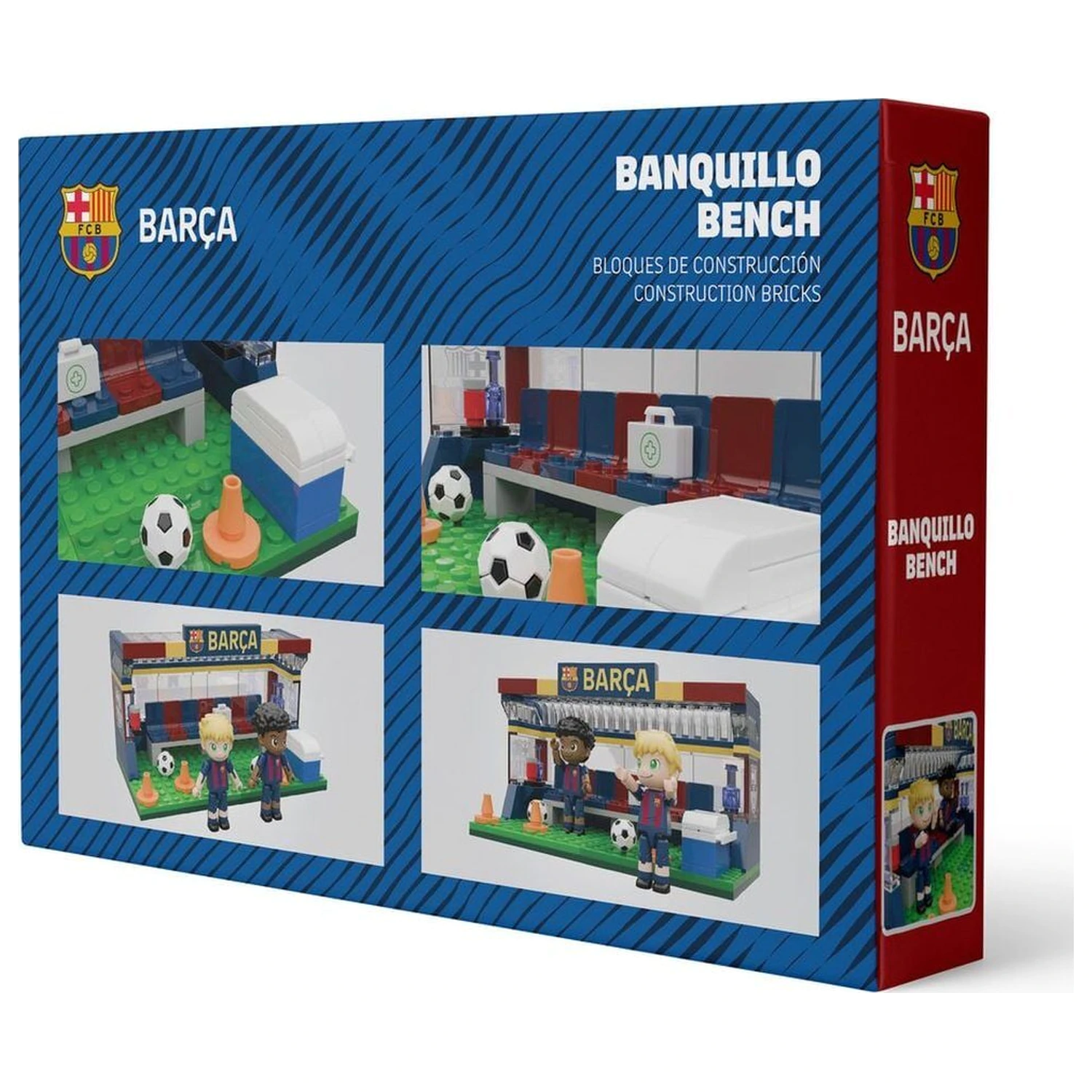 FC Barcelona komplet klopi s figurami 226 kosov fotografija izdelka