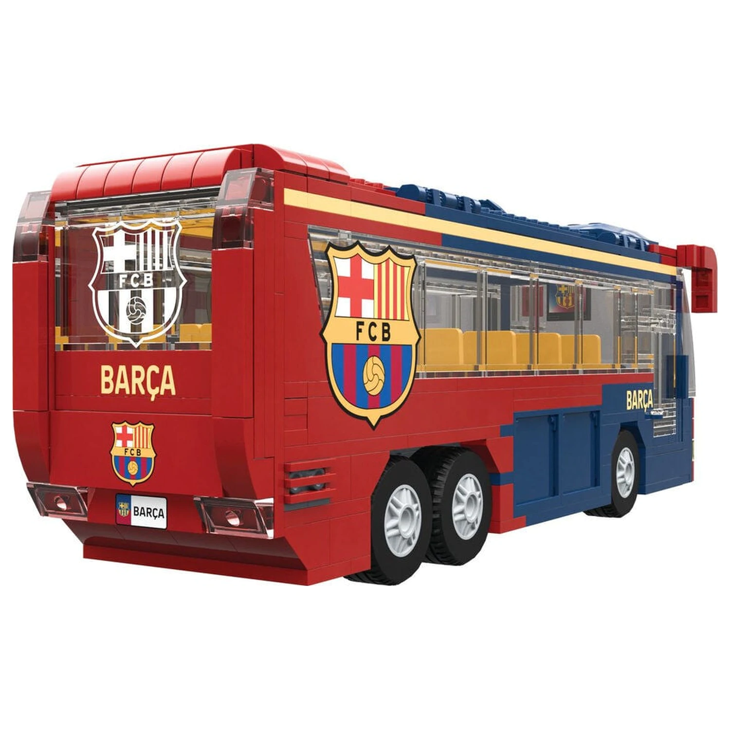 FC Barcelona set avtobusa s figurami 488 kosov fotografija izdelka
