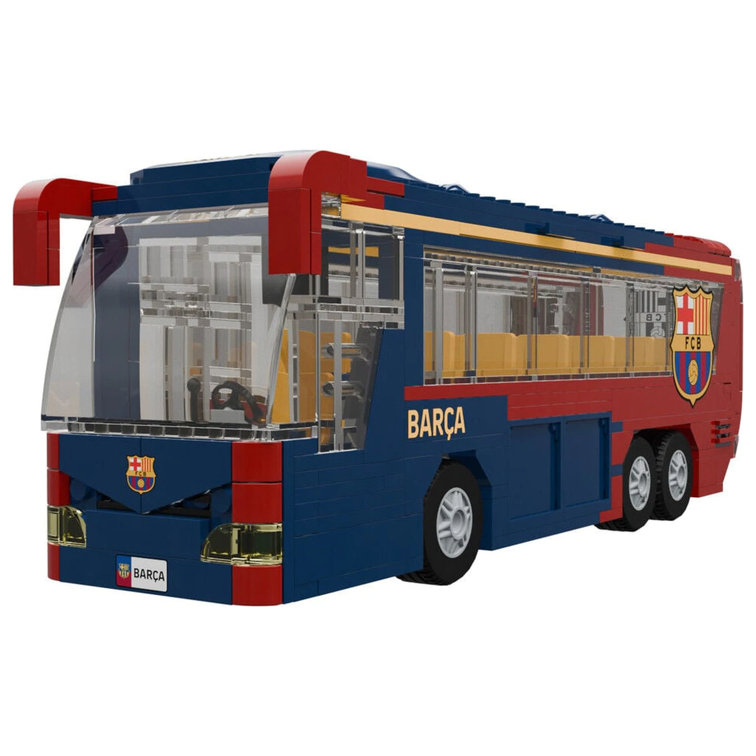 FC Barcelona set avtobusa s figurami 488 kosov fotografija izdelka