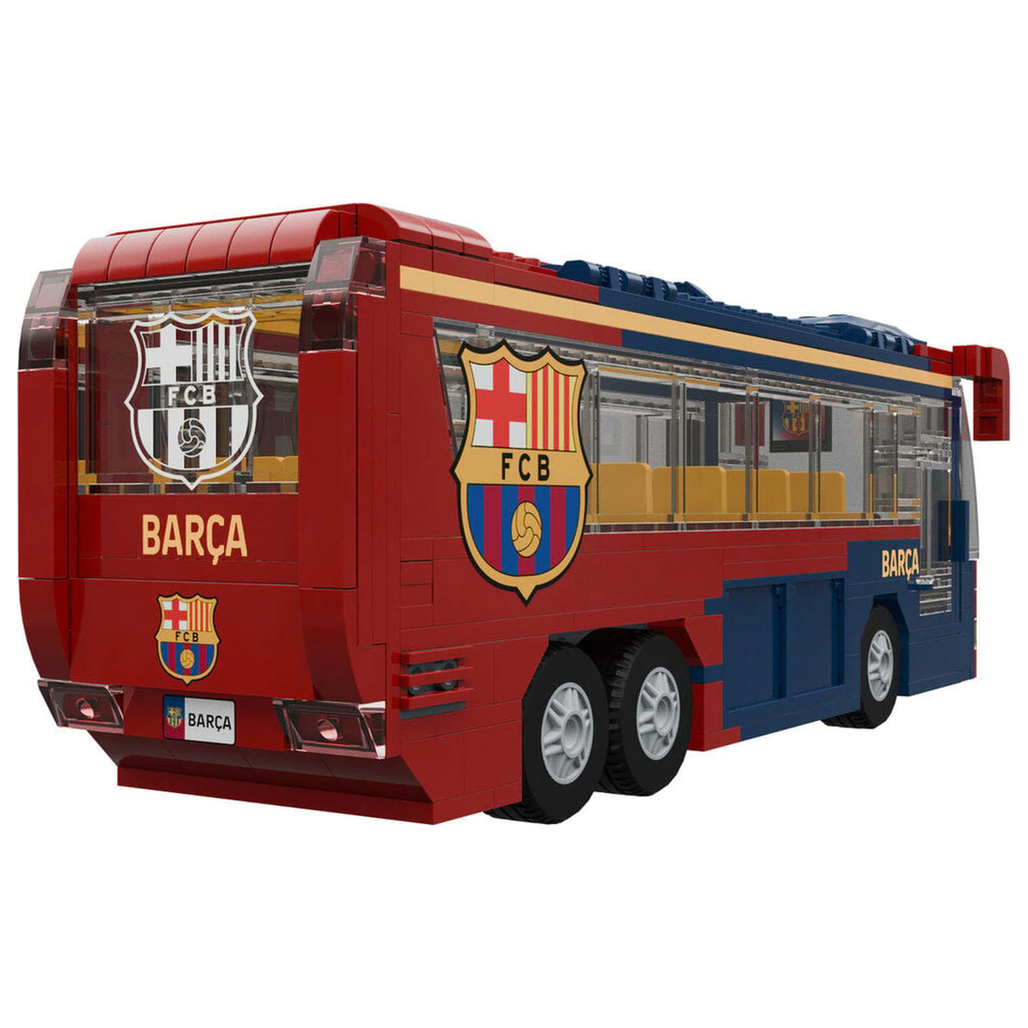 FC Barcelona set avtobusa s figurami 488 kosov fotografija izdelka