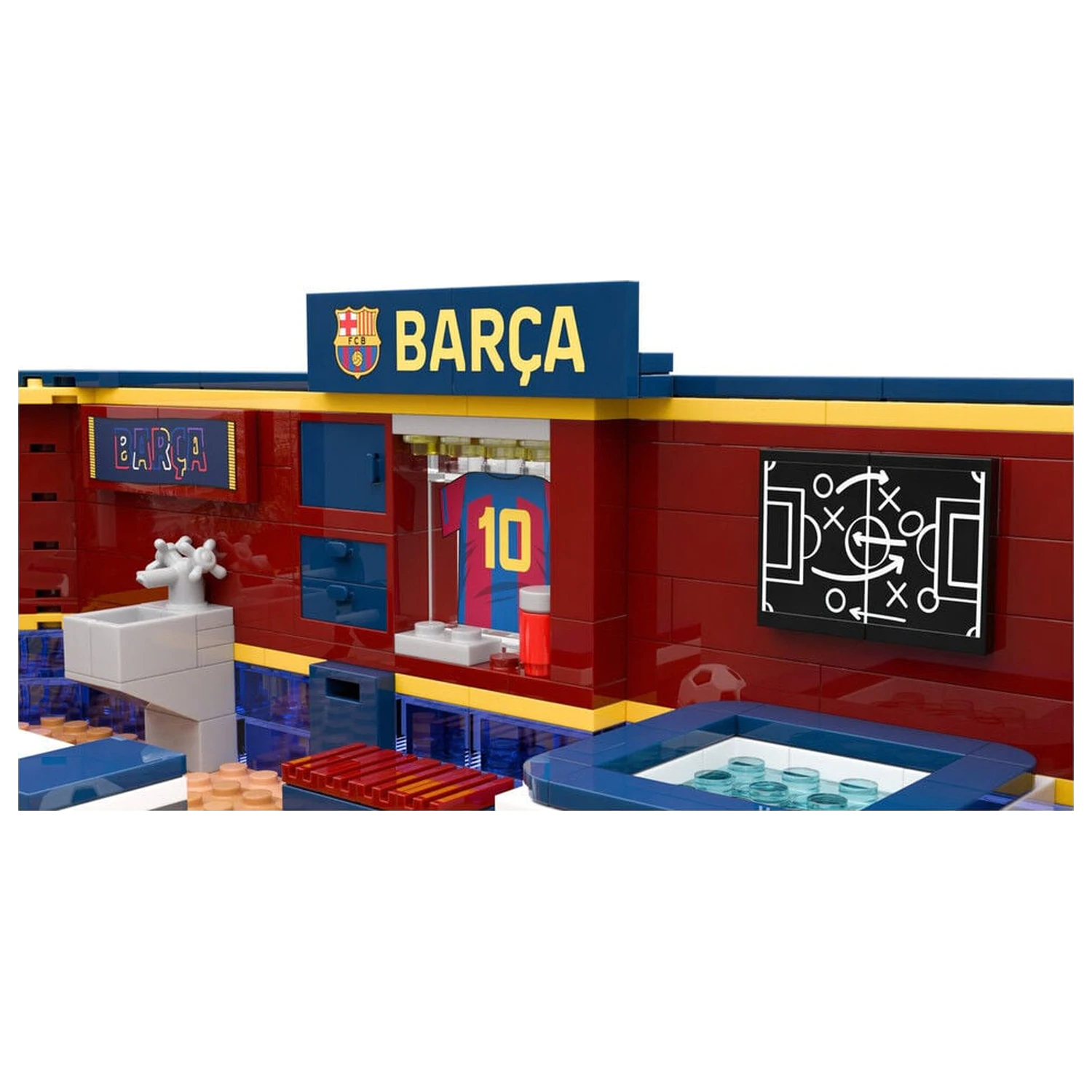 FC Barcelona set slačilnice s figuro 439 kosov fotografija izdelka