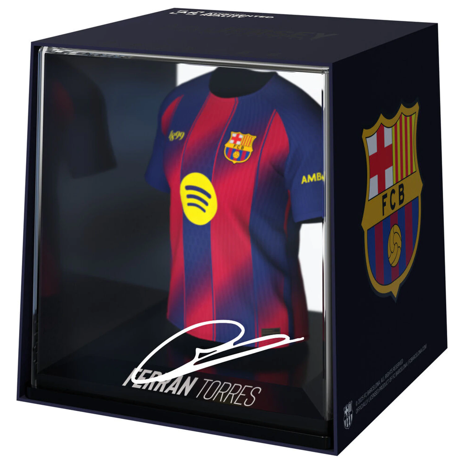 FC Barcelona Ferrán Torres mini figurica v obliki majice fotografija izdelka