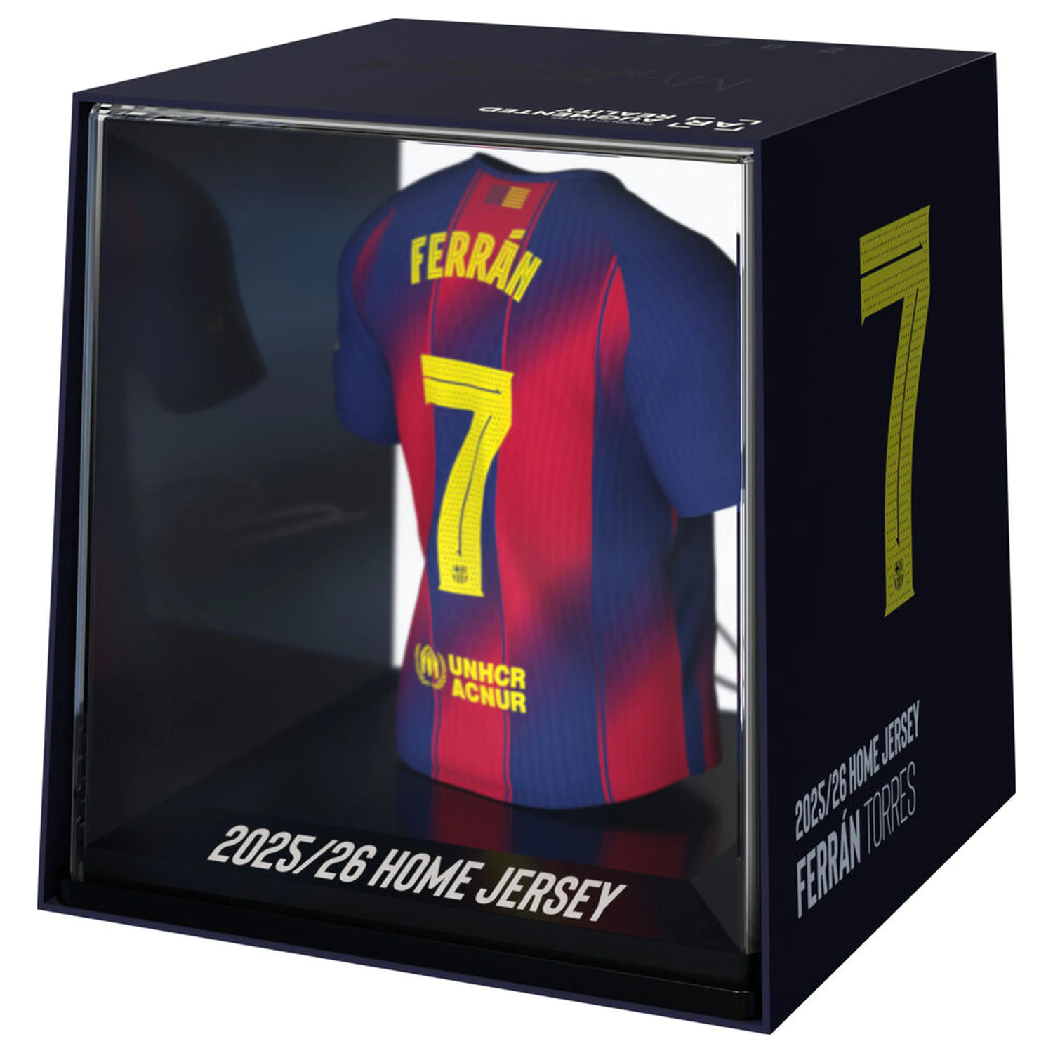FC Barcelona Ferrán Torres mini figurica v obliki majice fotografija izdelka