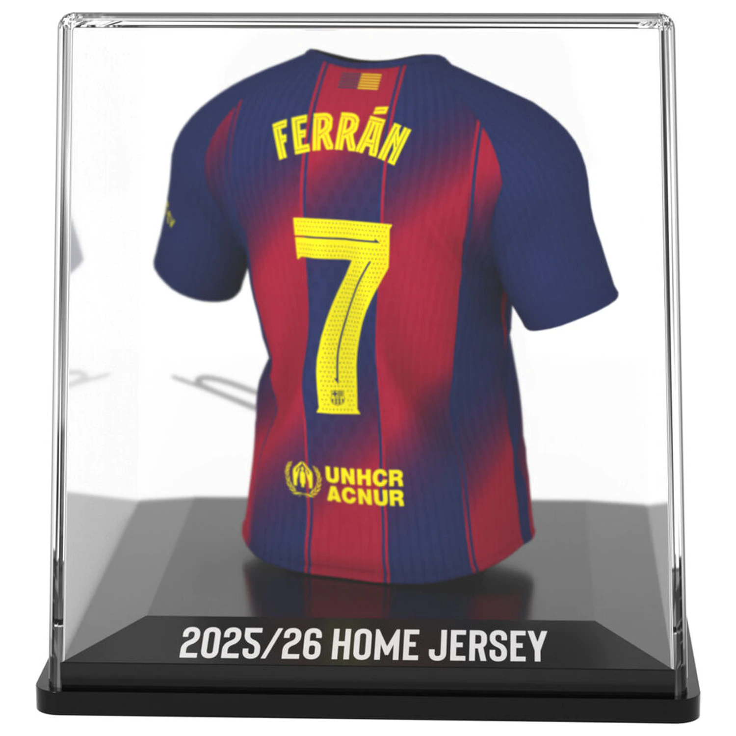 FC Barcelona Ferrán Torres mini figurica v obliki majice fotografija izdelka