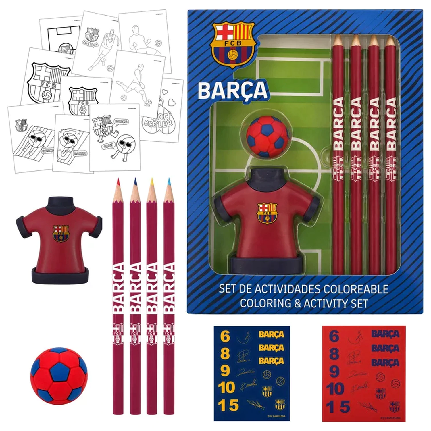 FC Barcelona dres pisarniški komplet fotografija izdelka