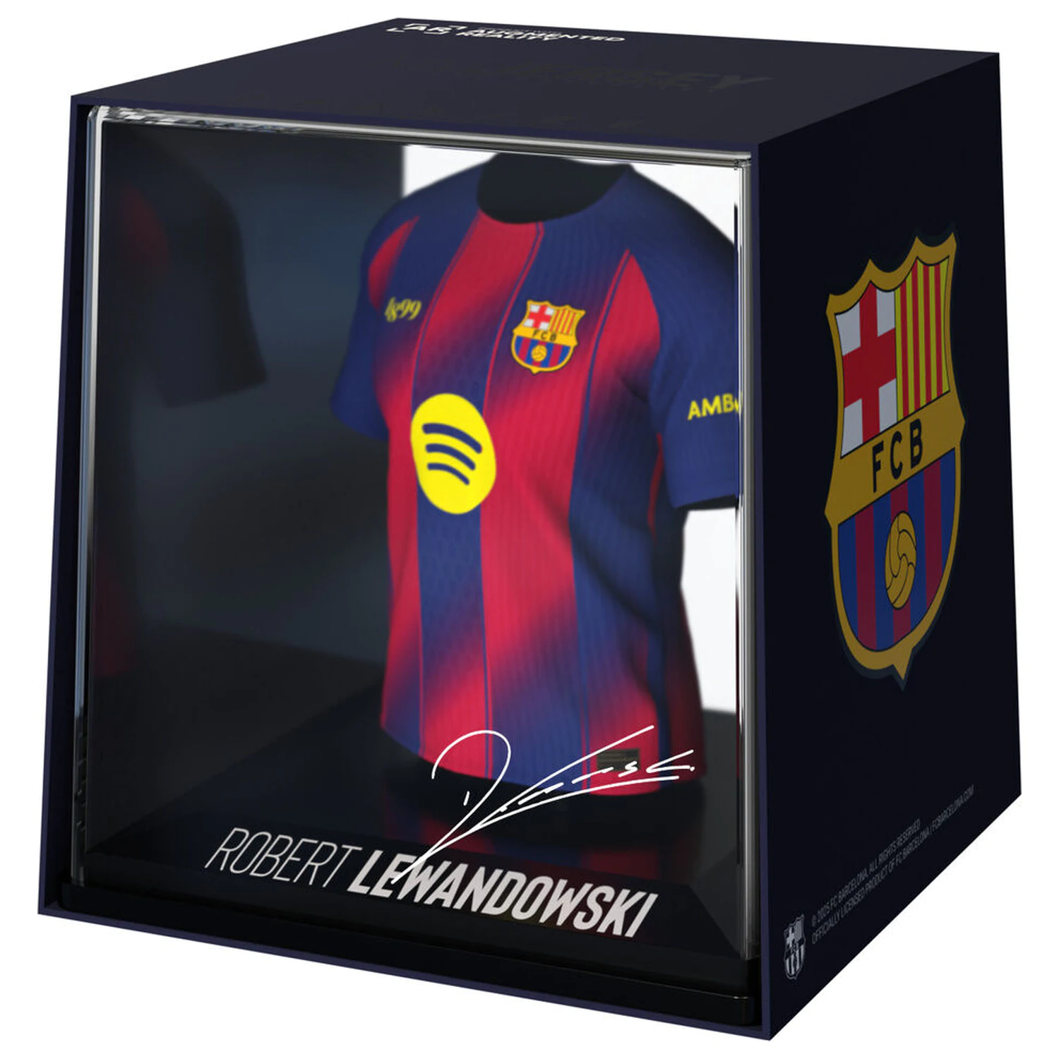FC Barcelona Lewandowski mini majica figurica fotografija izdelka
