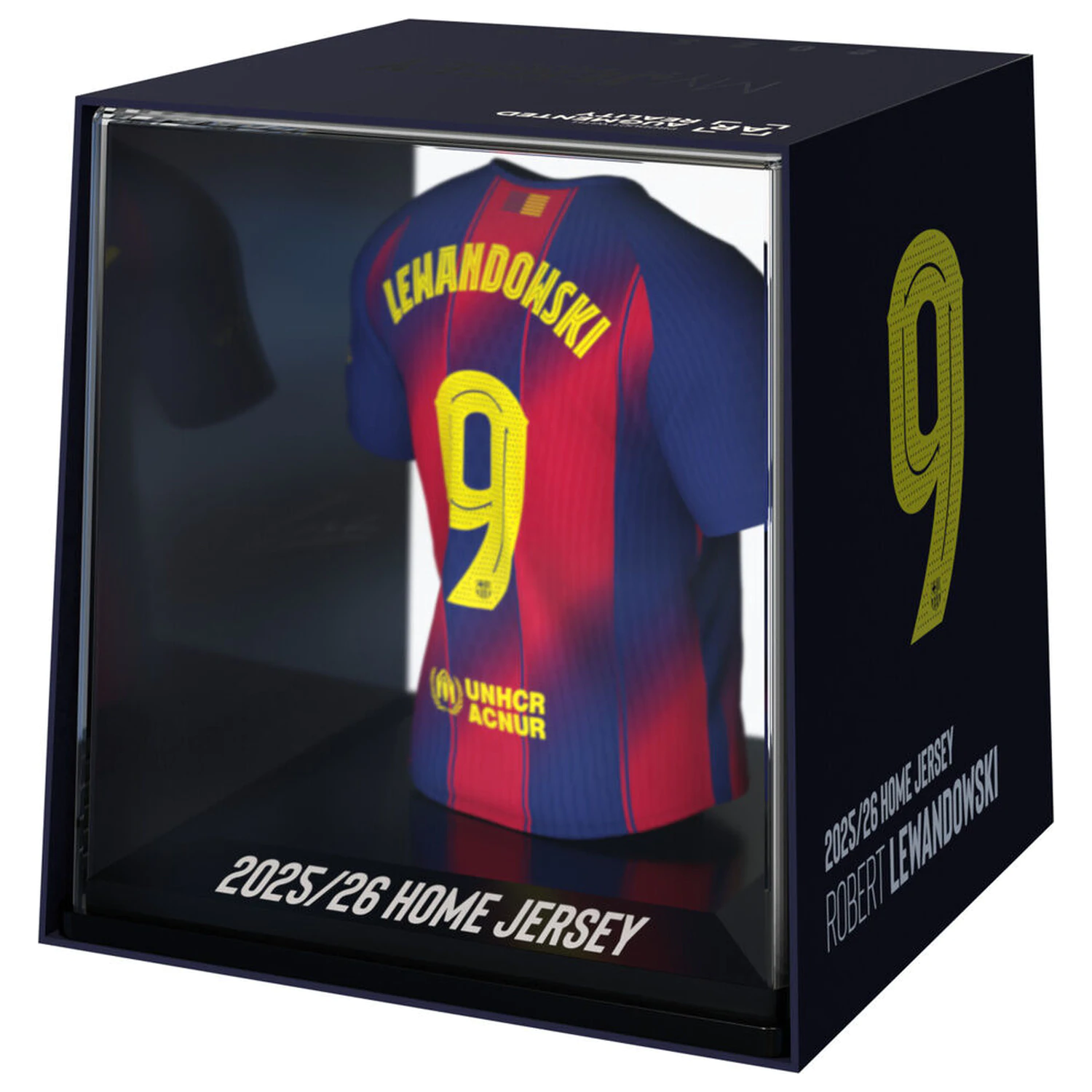 FC Barcelona Lewandowski mini majica figurica fotografija izdelka