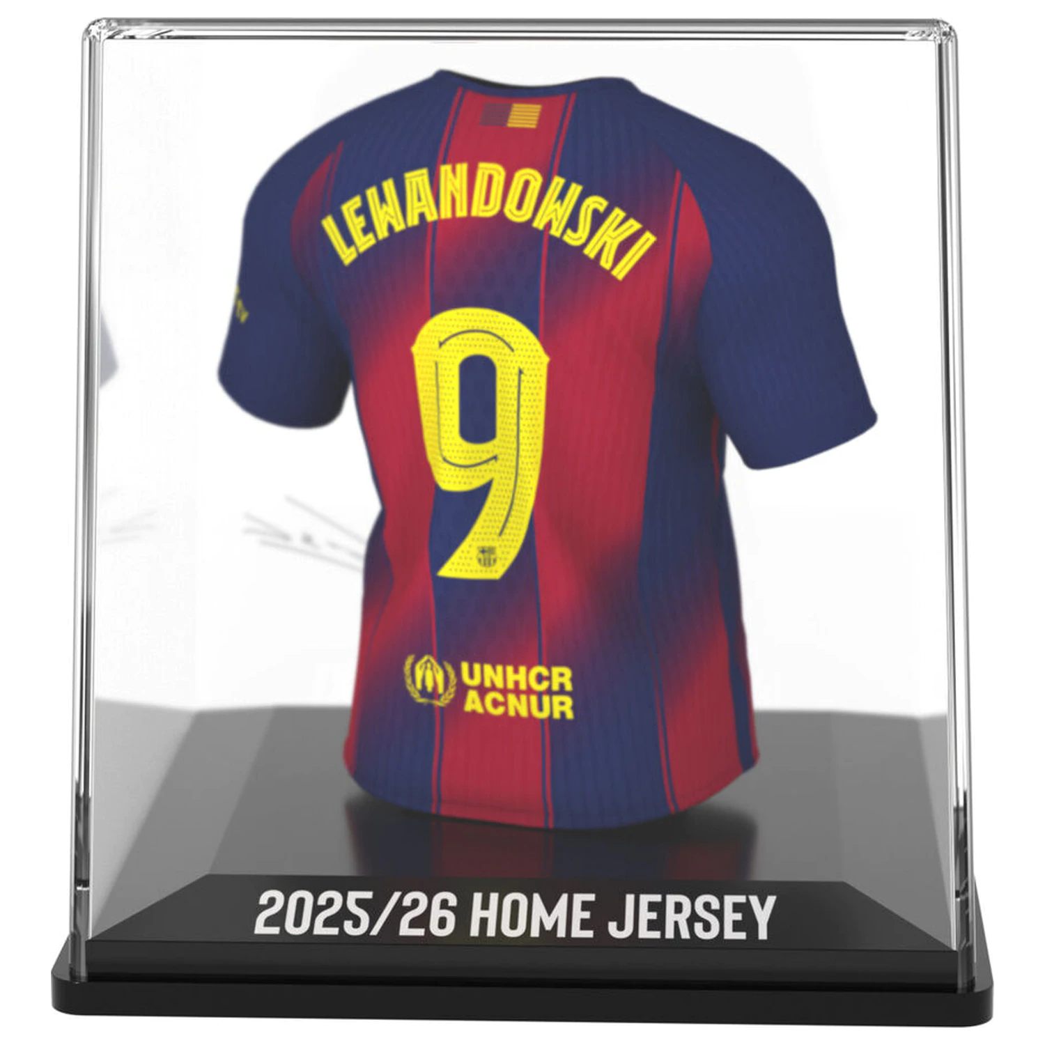 FC Barcelona Lewandowski mini majica figurica fotografija izdelka