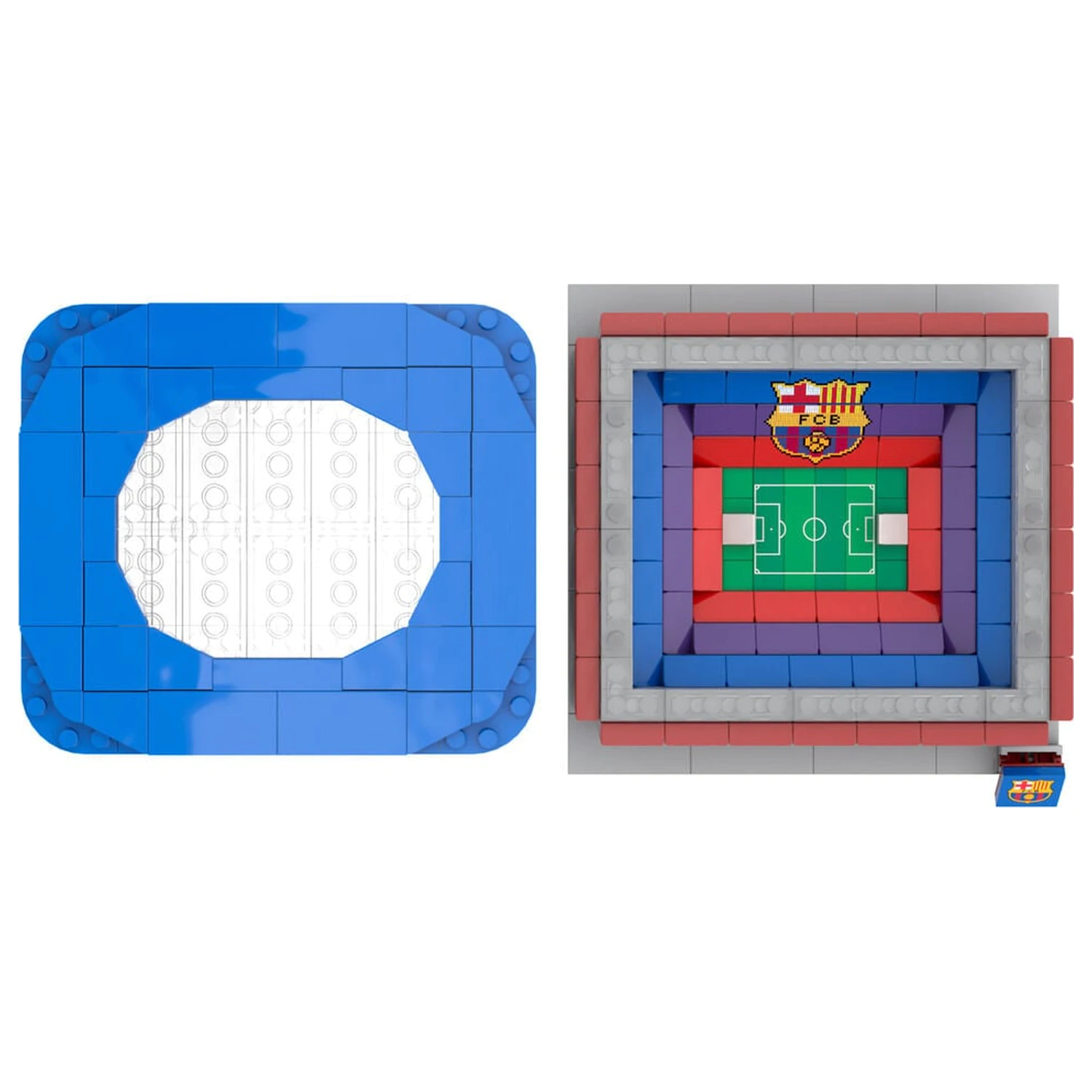 FC Barcelona komplet stadiona 417 kosov fotografija izdelka