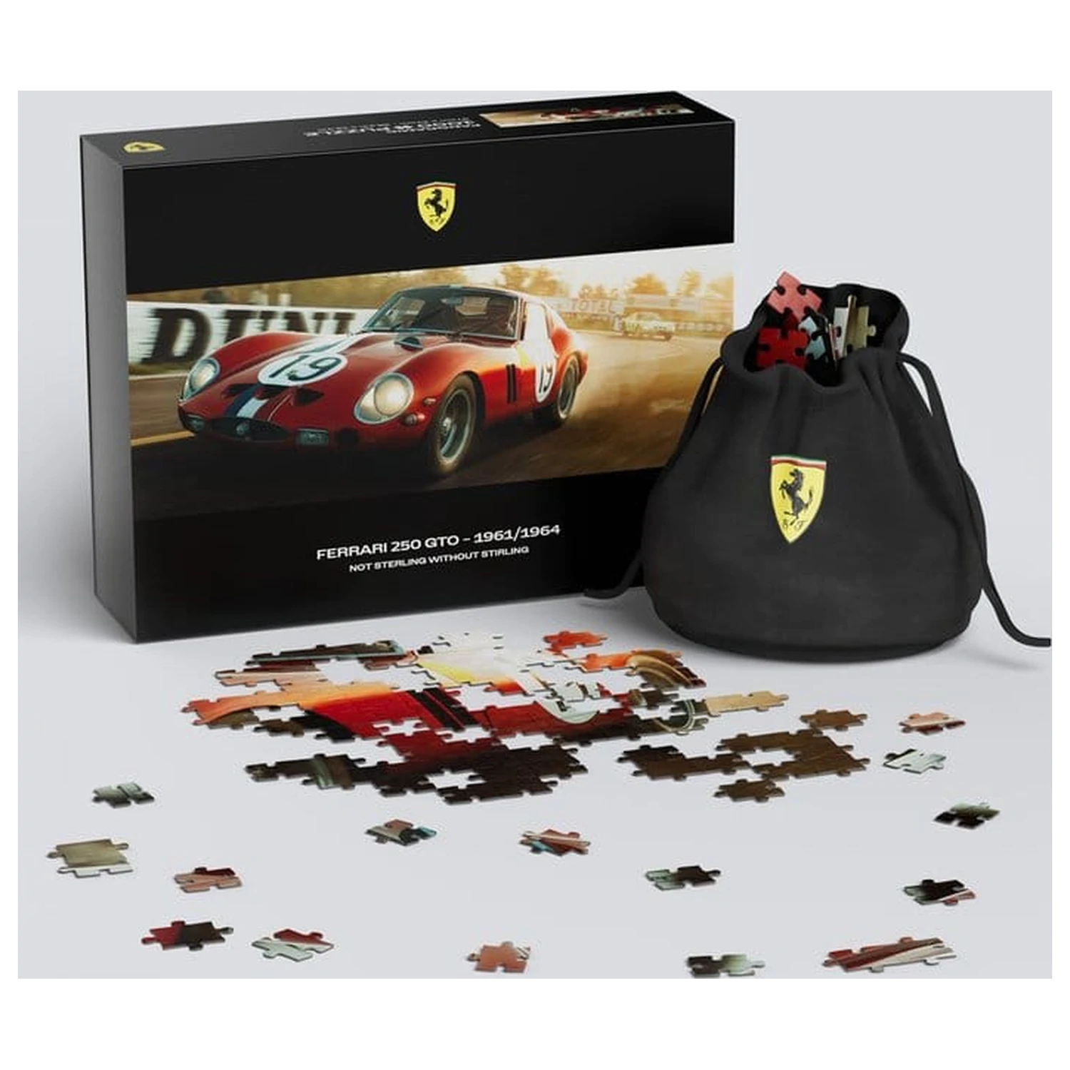 Ferrari 250GTO Premium sestavljanka Not Sterling Without Stirling (1000 kosov) 97 x 34 cm fotografija izdelka