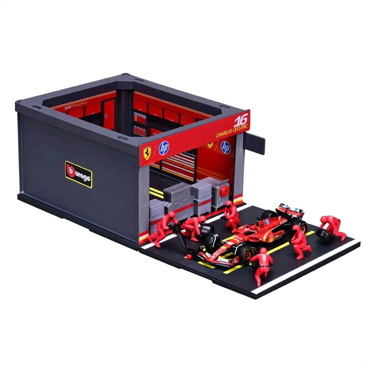 Ferrari F1 2023 Diorama škatla fotografija izdelka
