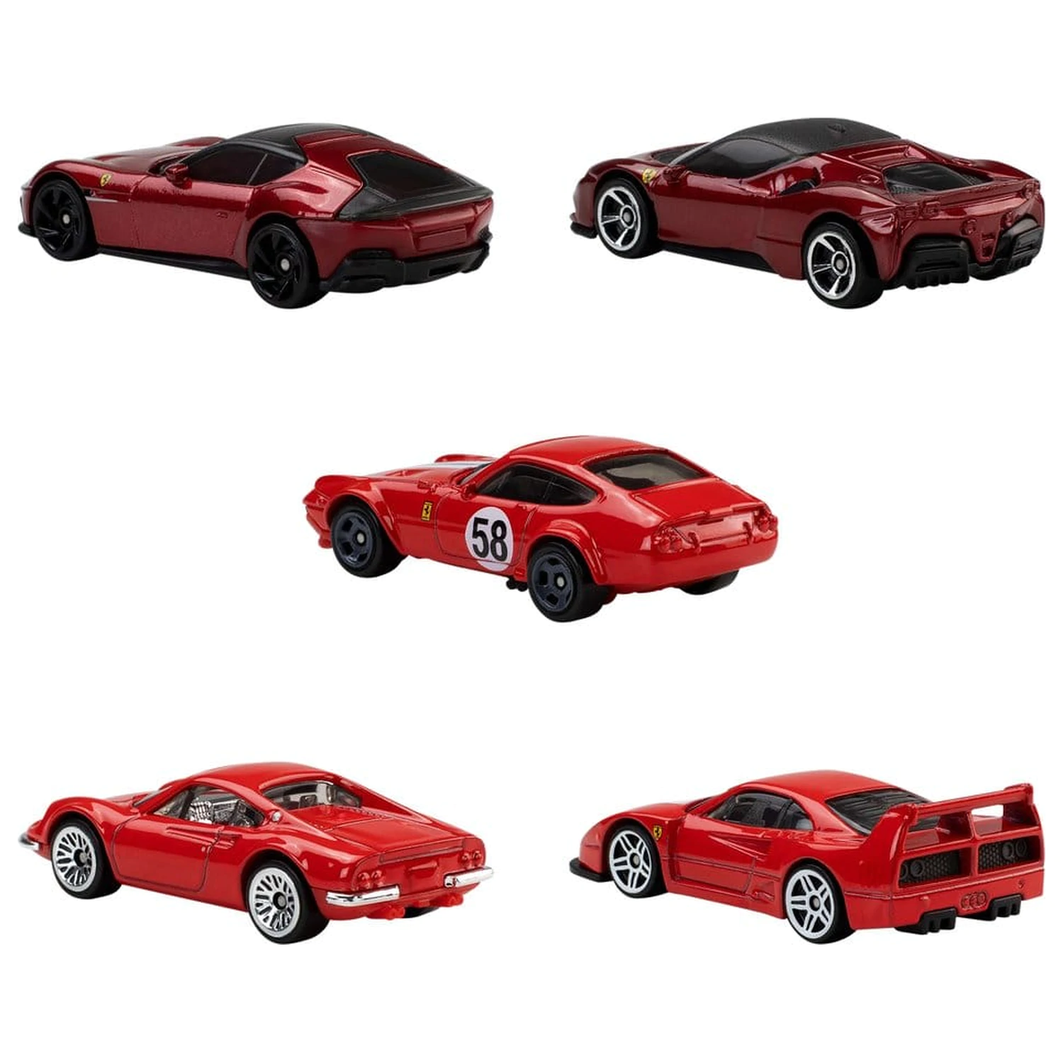 Ferrari Hot Wheels Die-Cast Vozilo 5-paket 1/64 fotografija izdelka