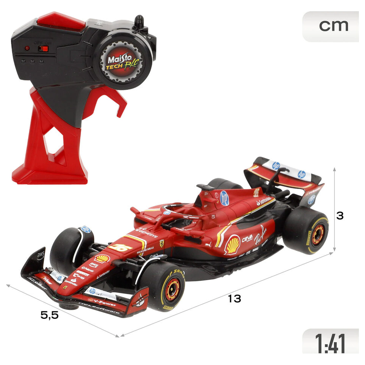 Ferrari SF-24 avto na radijsko vodenje fotografija izdelka
