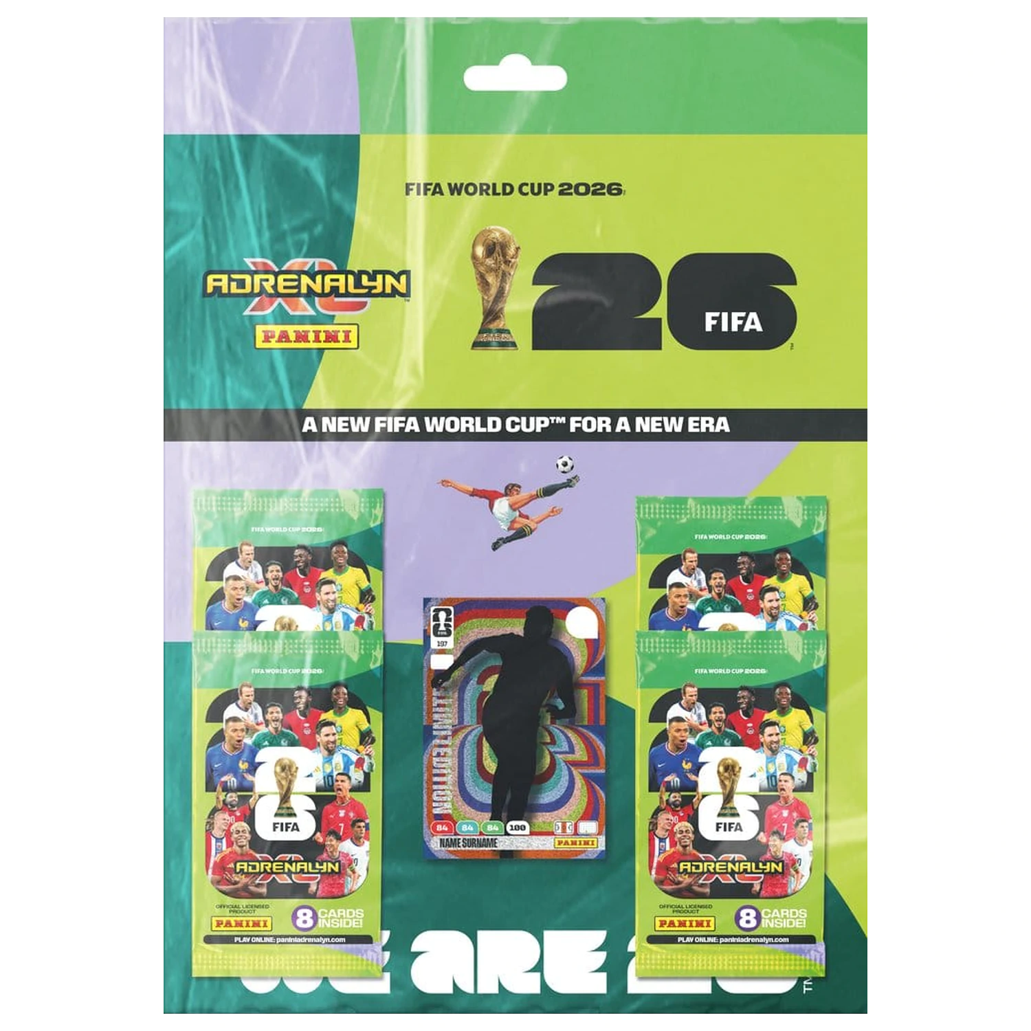 FIFA World Cup 2026 Adrenalyn XL kartice za zbiranje večkratno pakiranje *nemška različica* fotografija izdelka