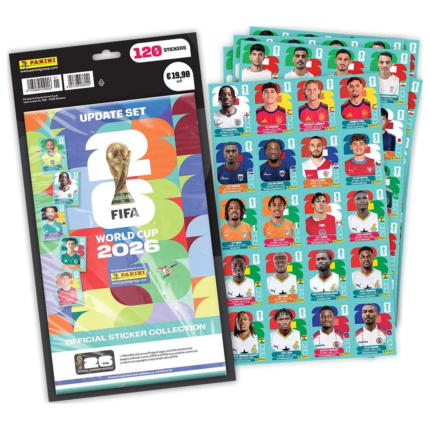 FIFA World Cup 2026 Set za posodobitev zbirke nalepk fotografija izdelka