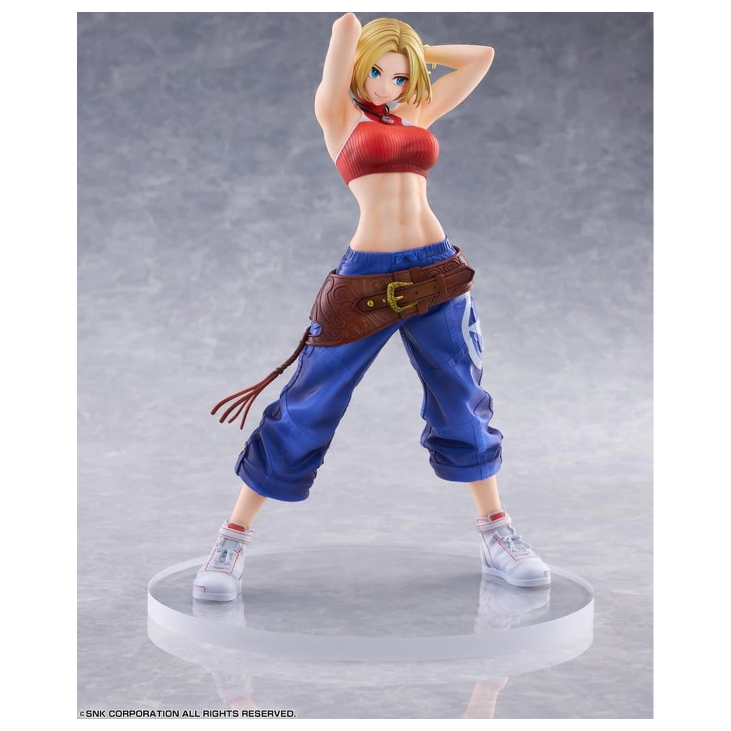 Fighting Girls Collection The King of Fighters XV PVC figura 1/7 Blue Mary AmiAmi Limited Edition 26 cm fotografija izdelka