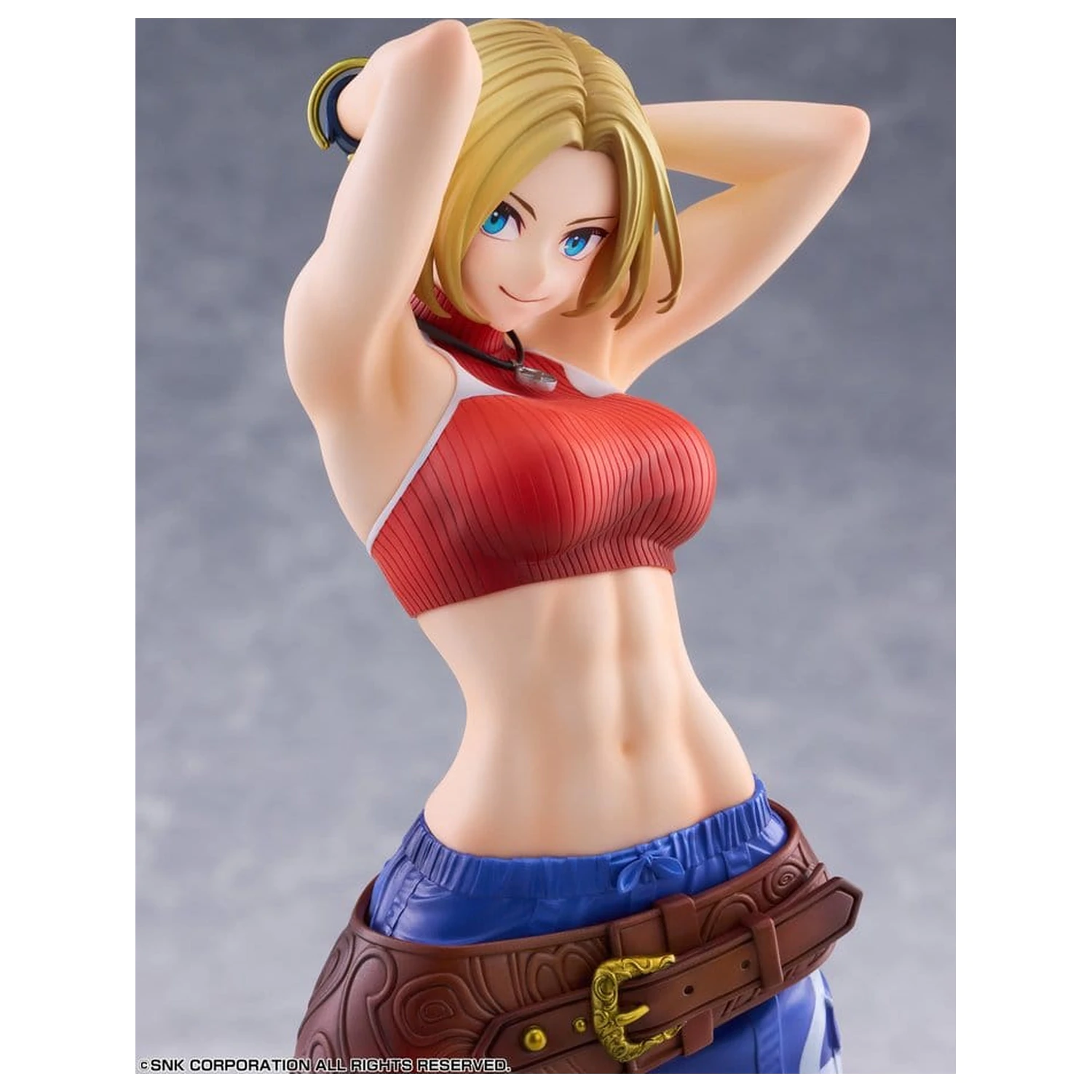 Fighting Girls Collection The King of Fighters XV PVC figura 1/7 Blue Mary AmiAmi Limited Edition 26 cm fotografija izdelka