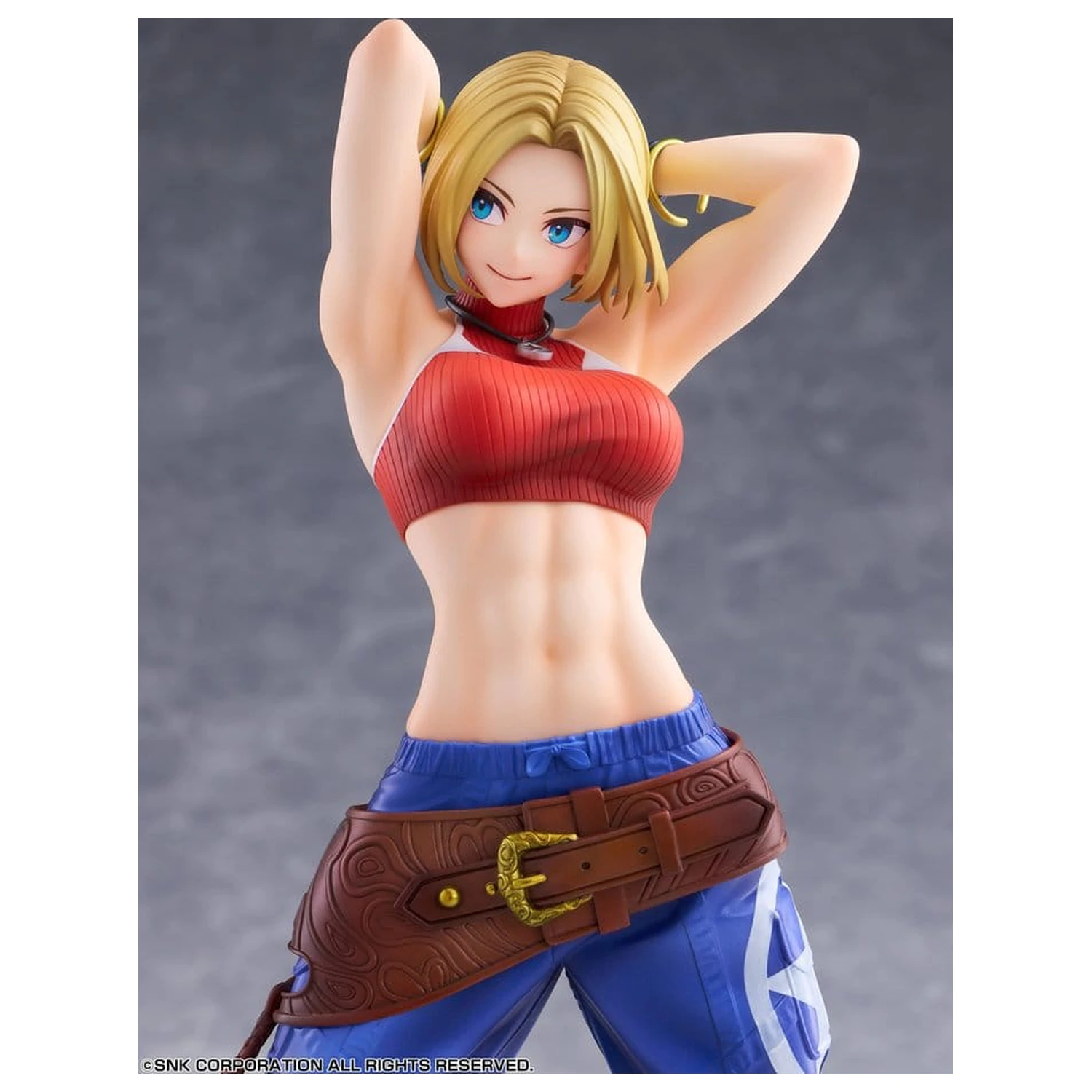 Fighting Girls Collection The King of Fighters XV PVC figura 1/7 Blue Mary AmiAmi Limited Edition 26 cm fotografija izdelka