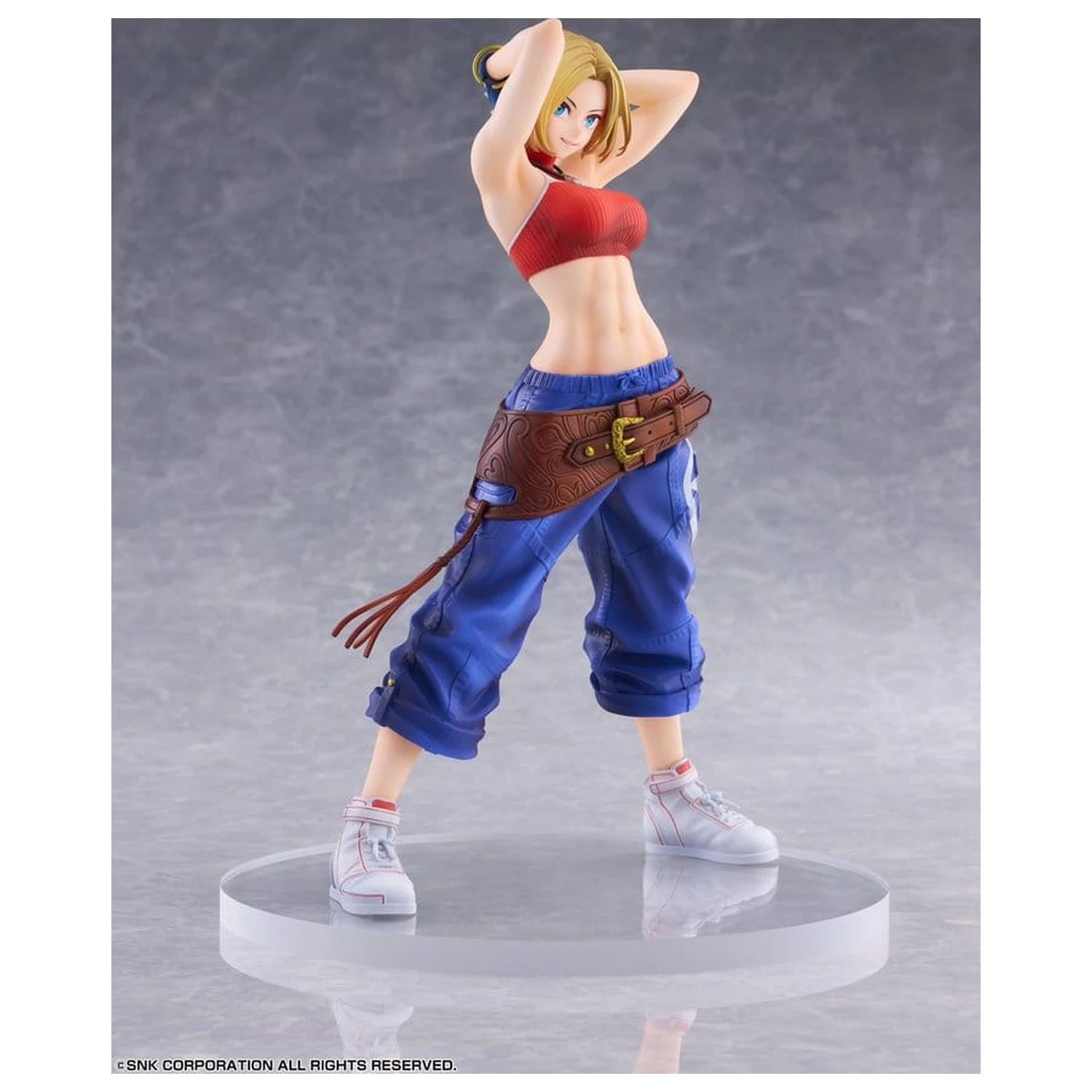 Fighting Girls Collection The King of Fighters XV PVC figura 1/7 Blue Mary AmiAmi Limited Edition 26 cm fotografija izdelka