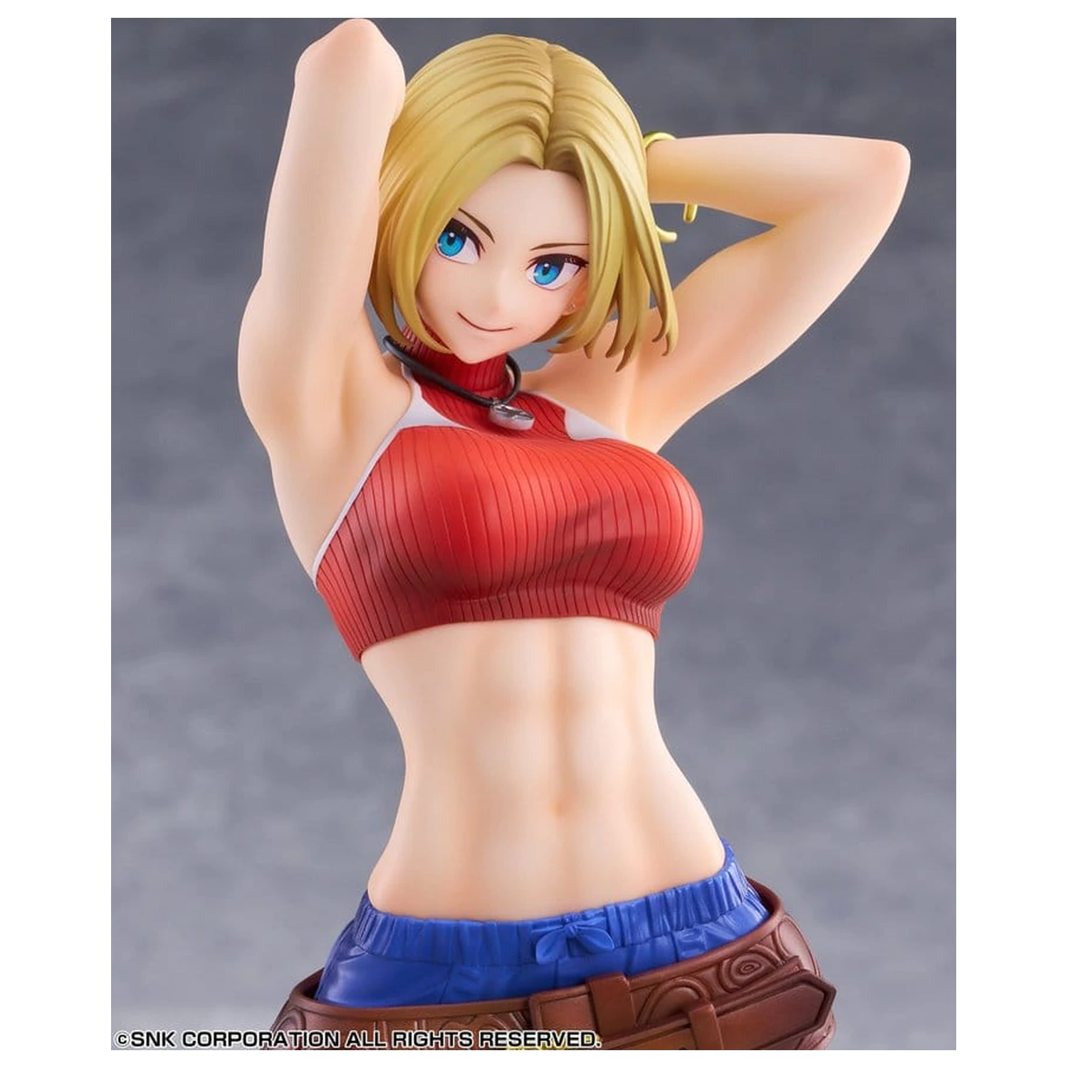 Fighting Girls Collection The King of Fighters XV PVC figura 1/7 Blue Mary AmiAmi Limited Edition 26 cm fotografija izdelka