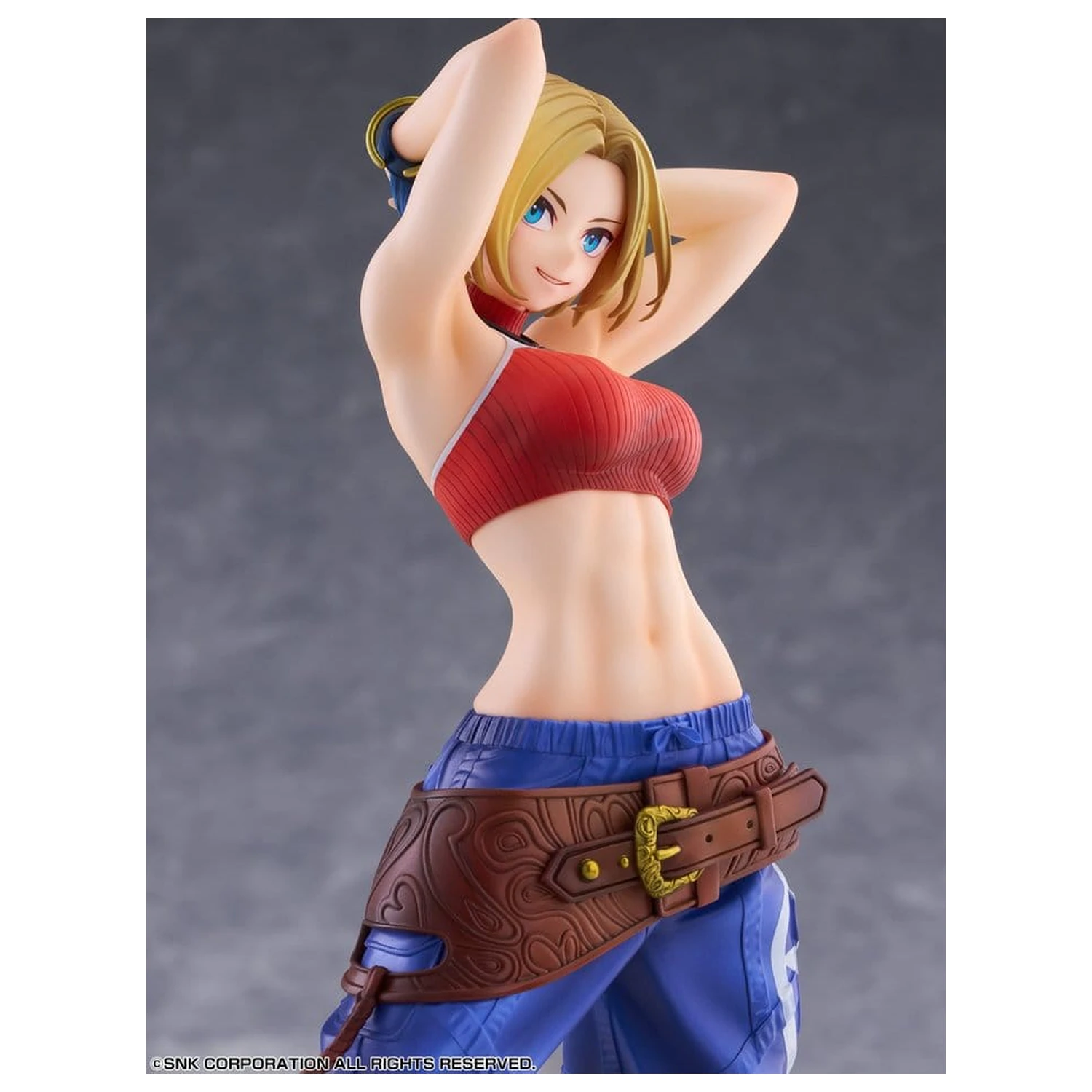 Fighting Girls Collection The King of Fighters XV PVC figura 1/7 Blue Mary AmiAmi Limited Edition 26 cm fotografija izdelka