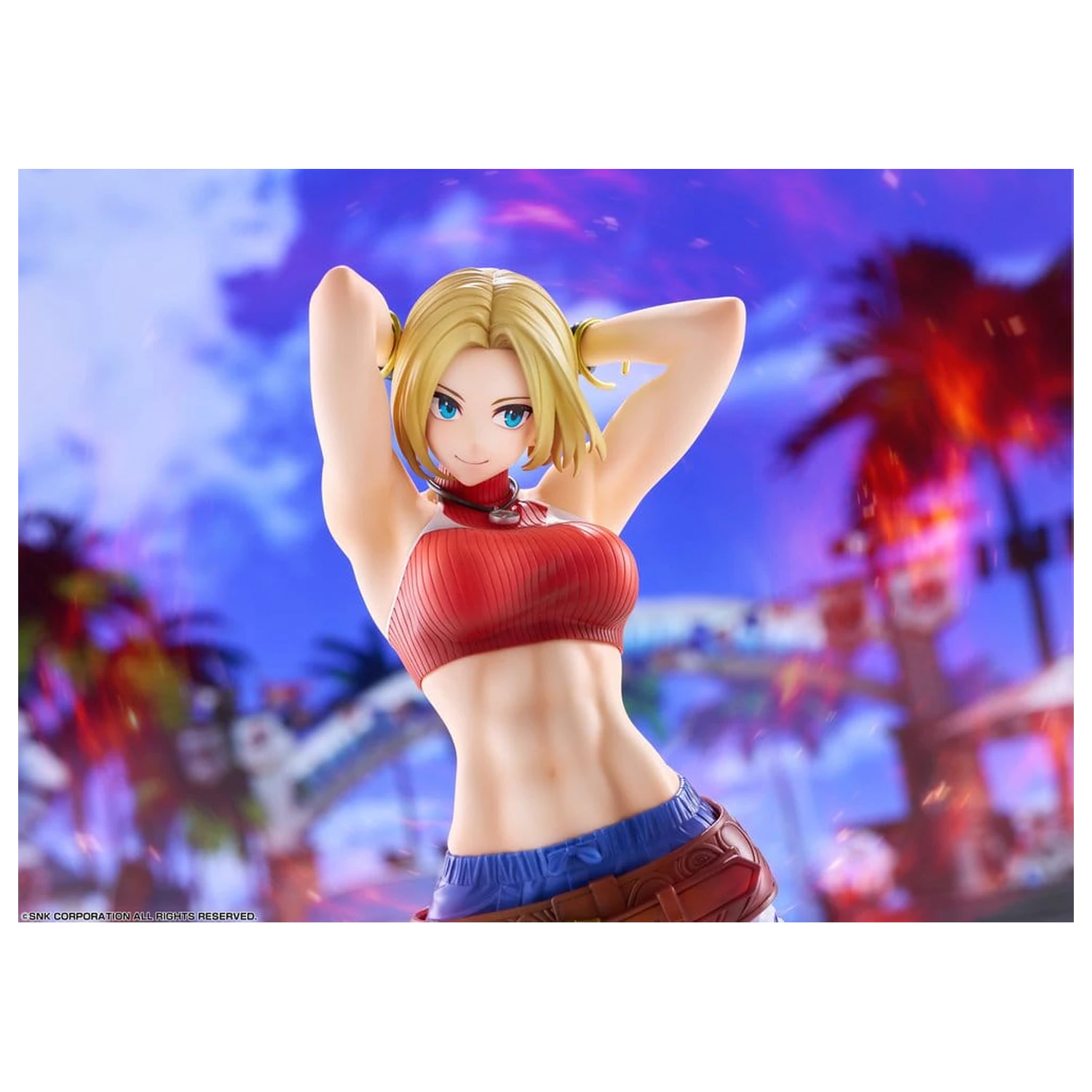 Fighting Girls Collection The King of Fighters XV PVC figura 1/7 Blue Mary AmiAmi Limited Edition 26 cm fotografija izdelka