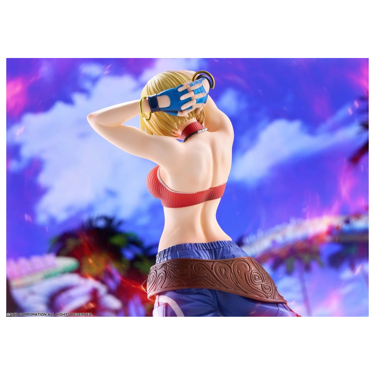 Fighting Girls Collection The King of Fighters XV PVC figura 1/7 Blue Mary AmiAmi Limited Edition 26 cm fotografija izdelka