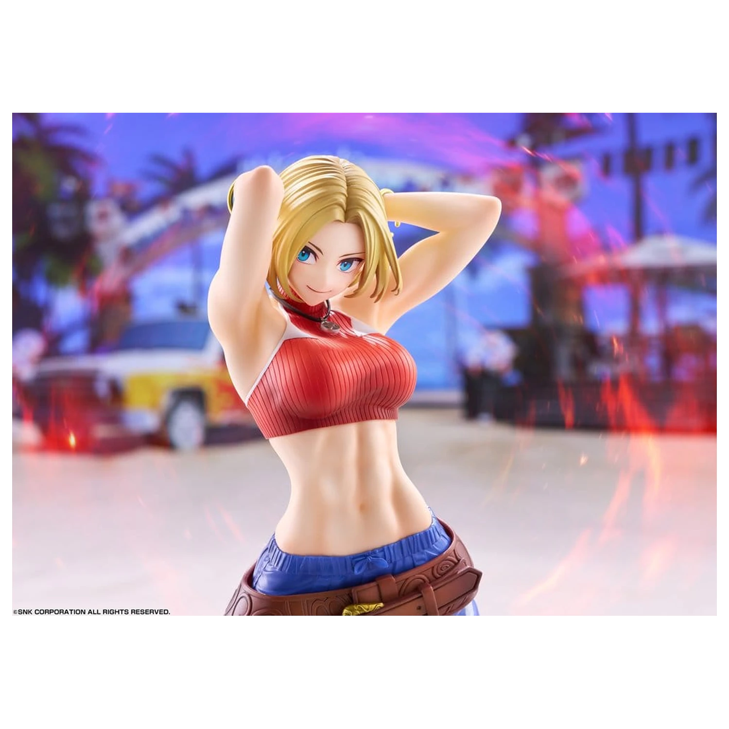Fighting Girls Collection The King of Fighters XV PVC figura 1/7 Blue Mary 26 cm fotografija izdelka