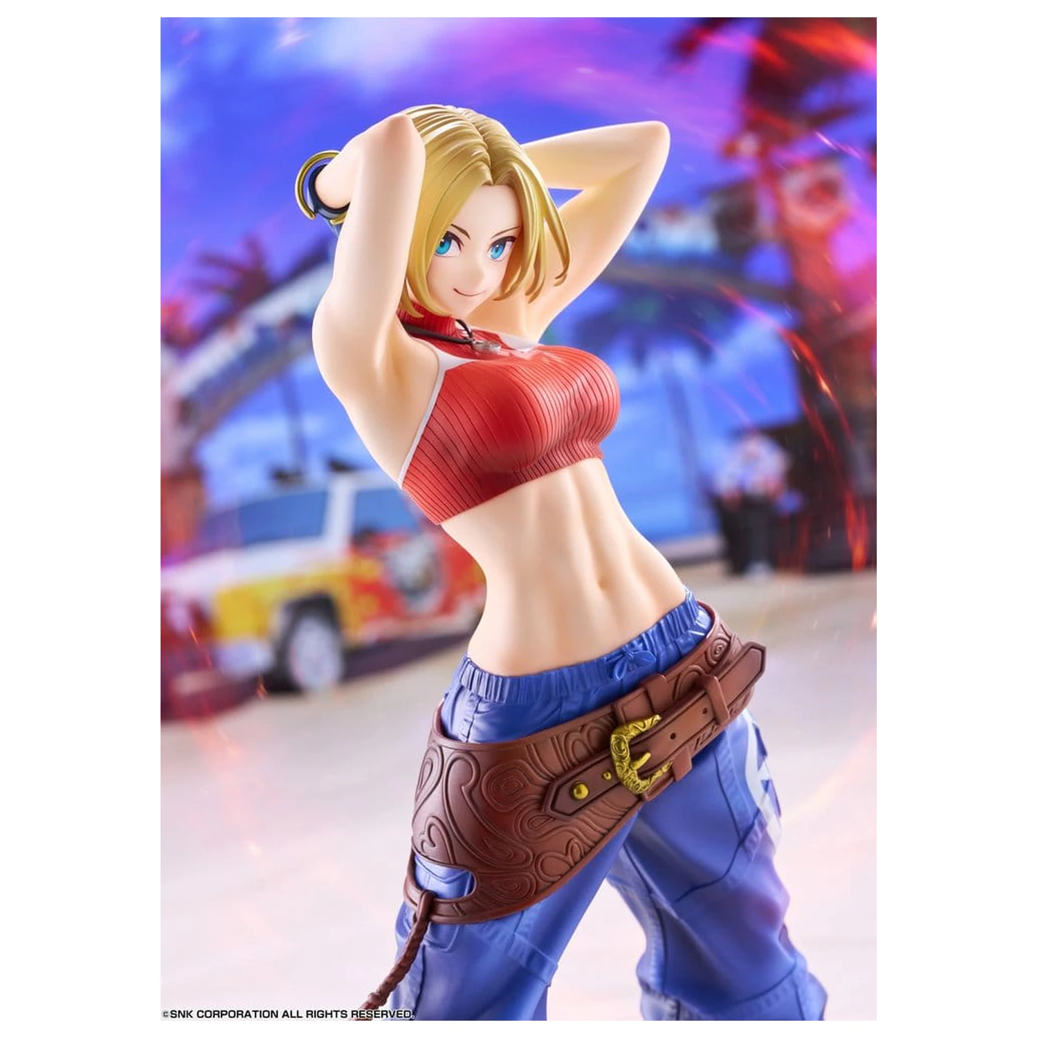 Fighting Girls Collection The King of Fighters XV PVC figura 1/7 Blue Mary 26 cm fotografija izdelka