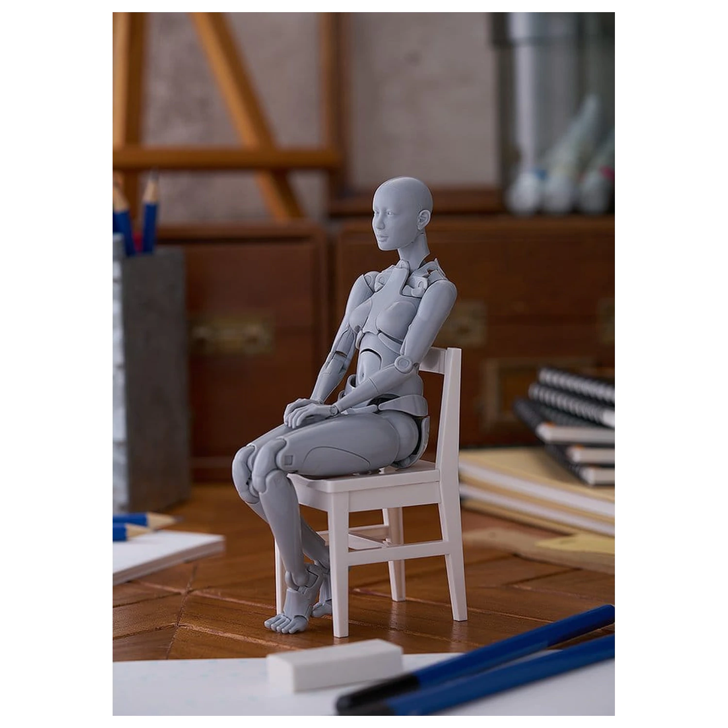 Figma akcijska figura Nishimura Style Drawing Doll Olive Gray 21 cm fotografija izdelka