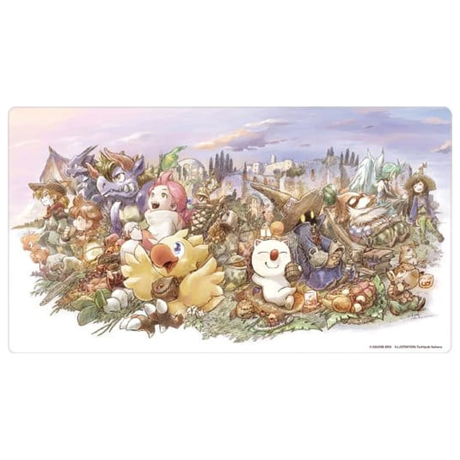 Final Fantasy podloga za igranje Chocobo & Friends 61 x 34 cm fotografija izdelka